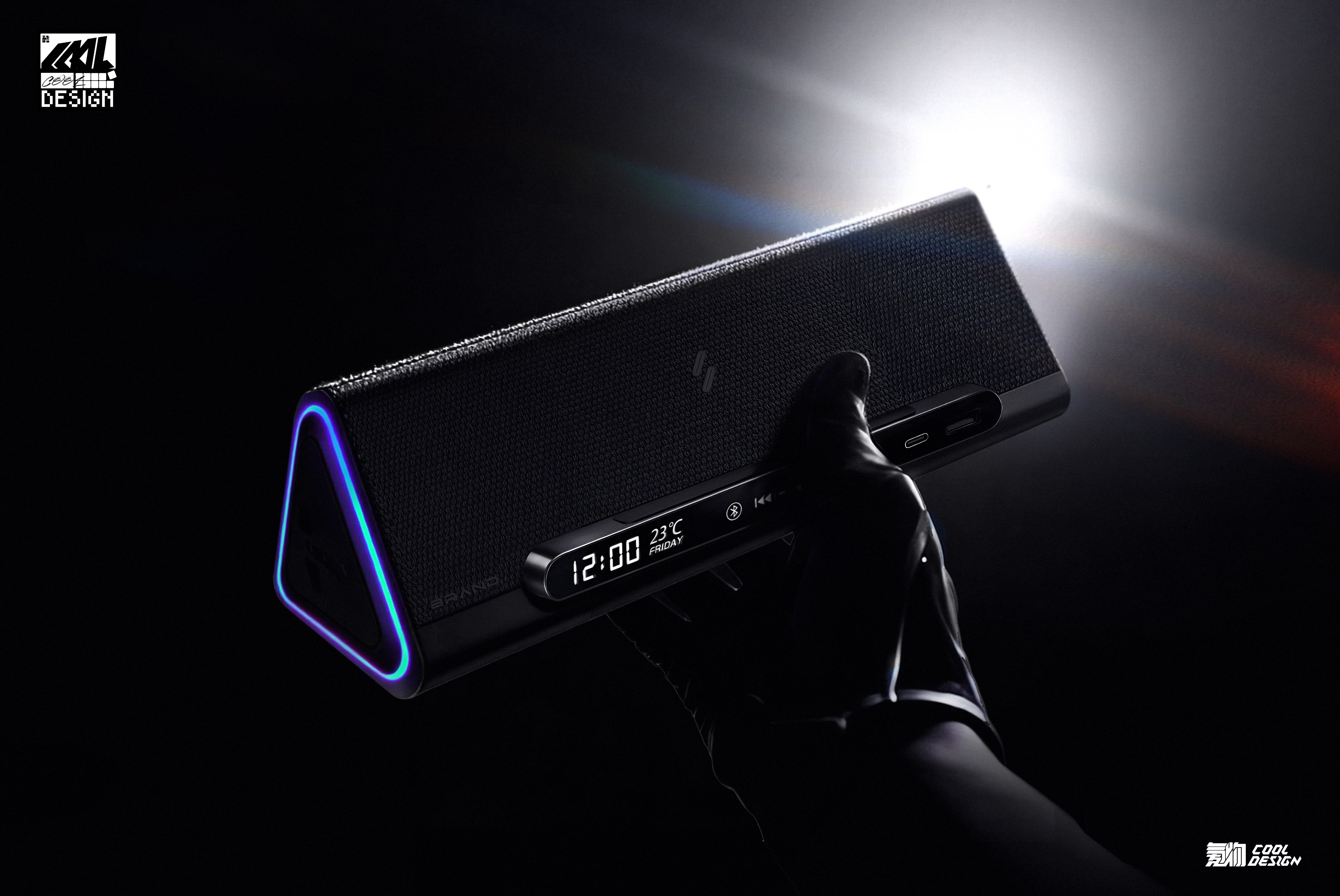 sound，Wireless charging，Row and insert，Clock，Atmosphere lamp，Table setting，