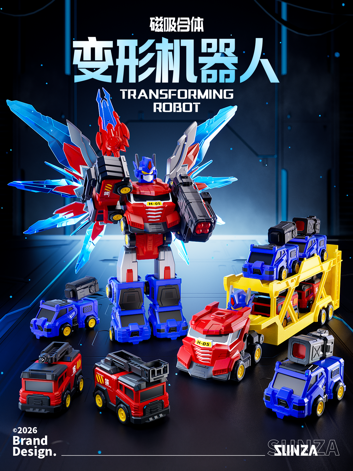 Transformed toy，Mecha design，robot，product design，packing design，Toy design，industrial design，Garage Kit，