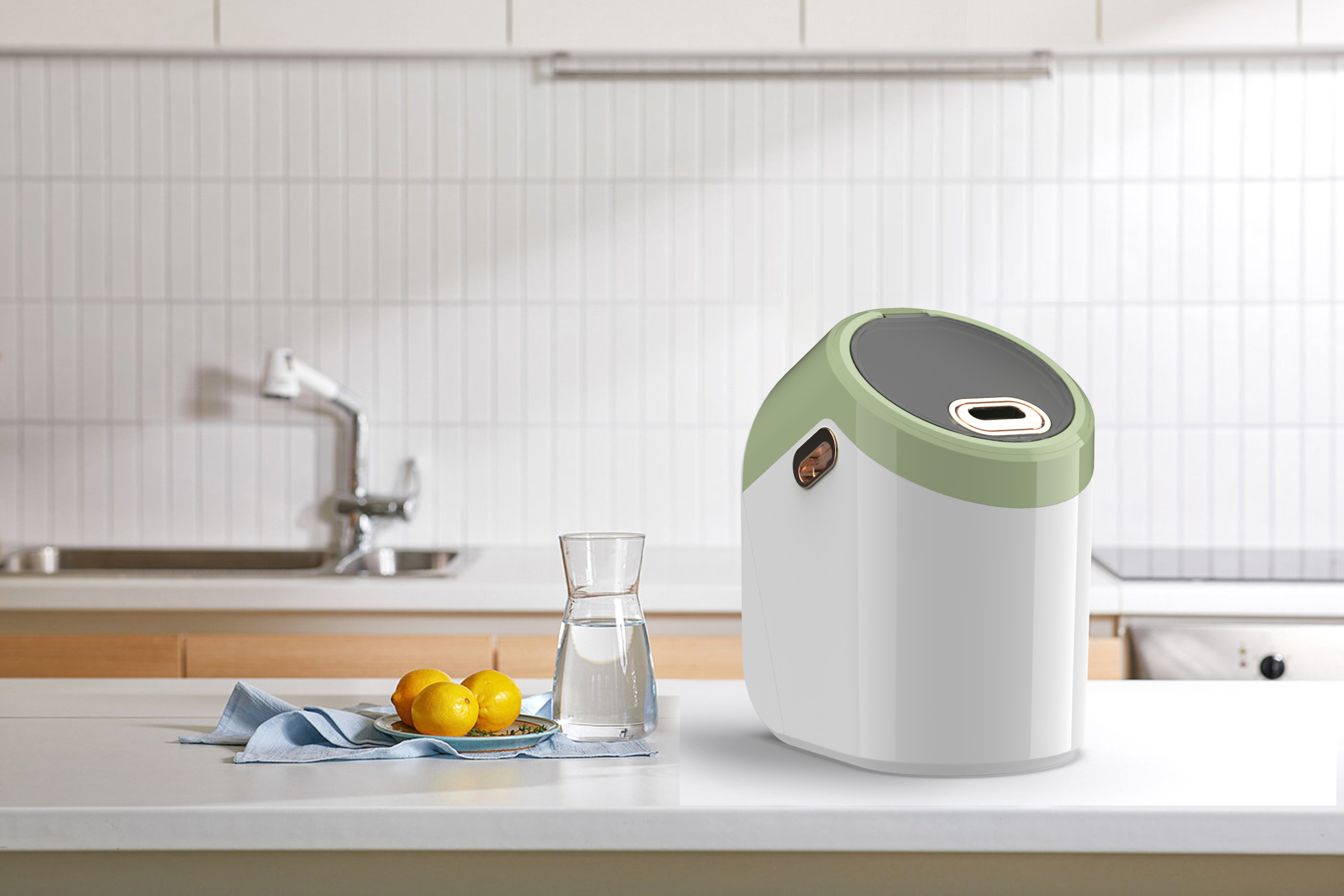 Rice bucket，Kitchen Household，Insect-proof moisture-proof sealed bucket，Flour storage tank，