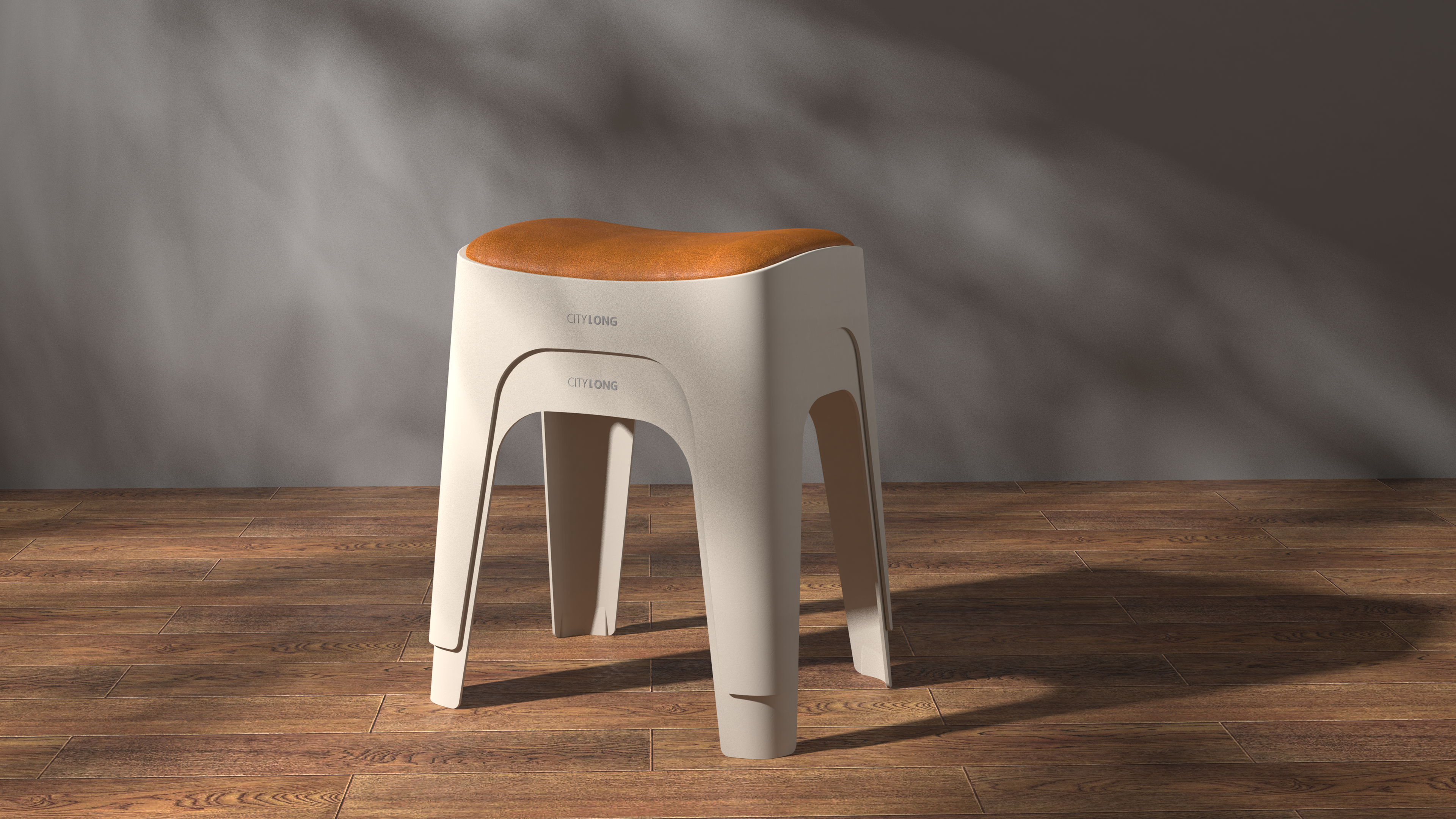 Plastic stool，Folding stool，Household minimalist stool，