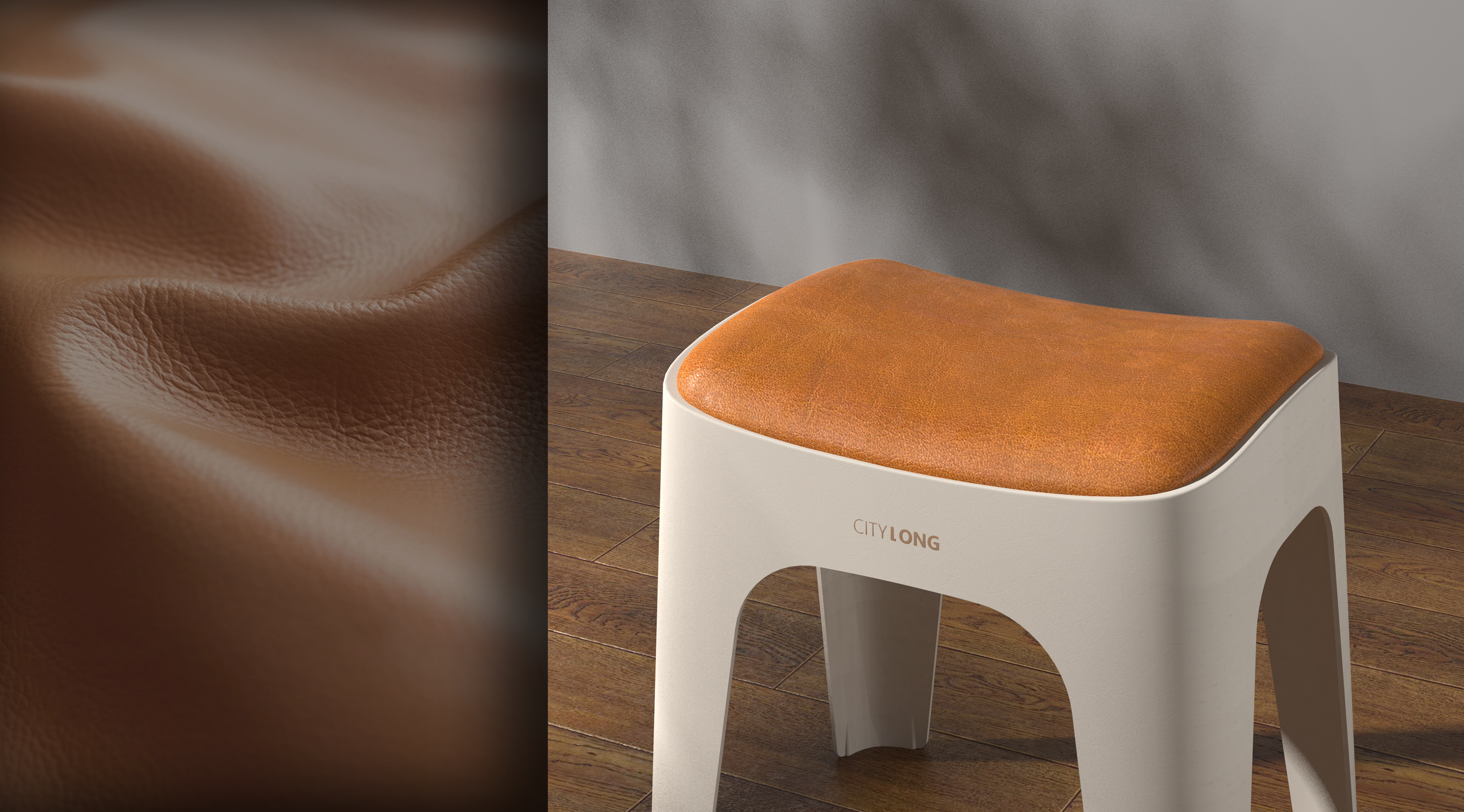 Plastic stool，Folding stool，Household minimalist stool，