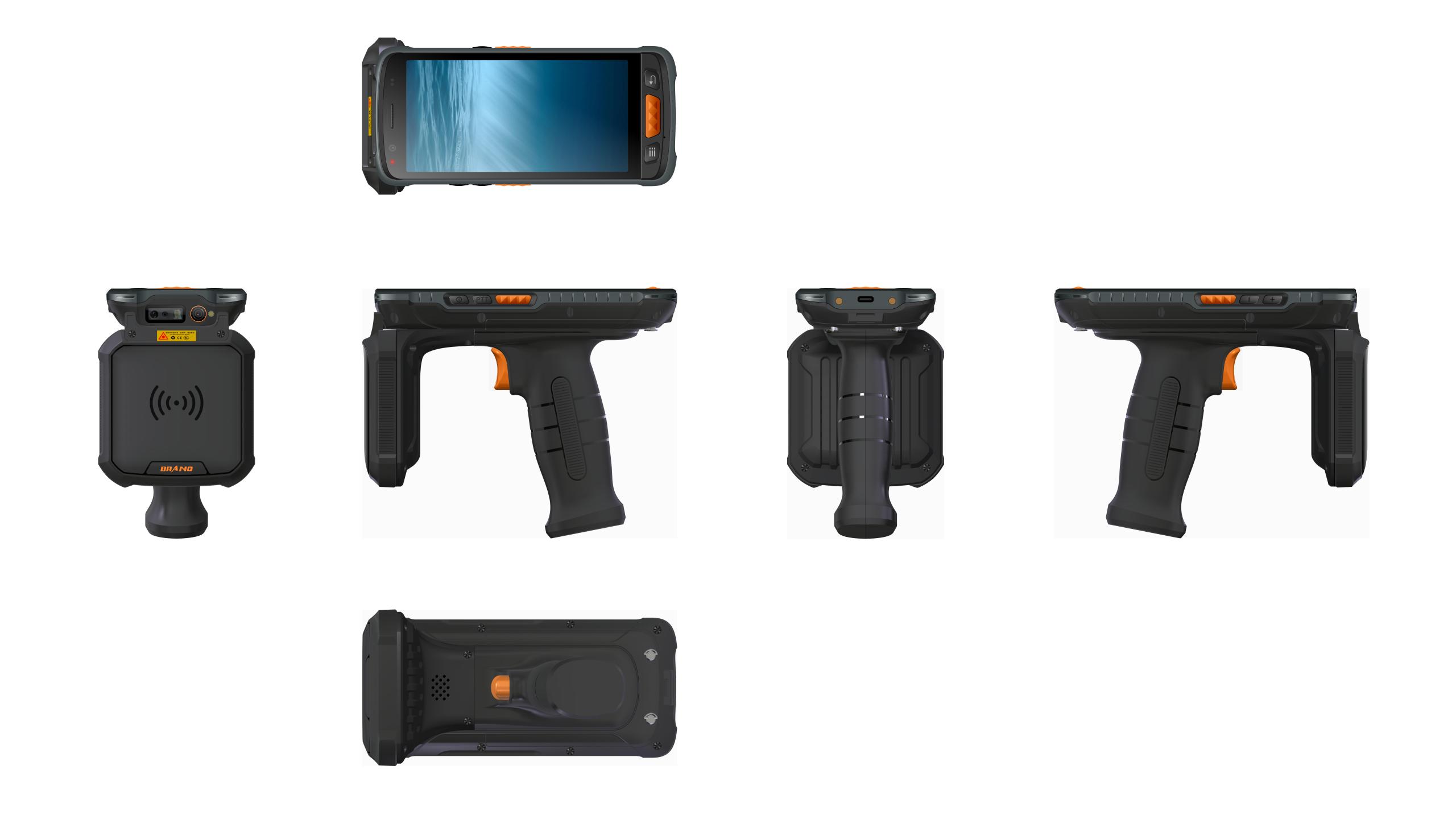 PDA，Three prevention design，industrial design，product design，Appearance design，Handheld machine，RFID Handset，