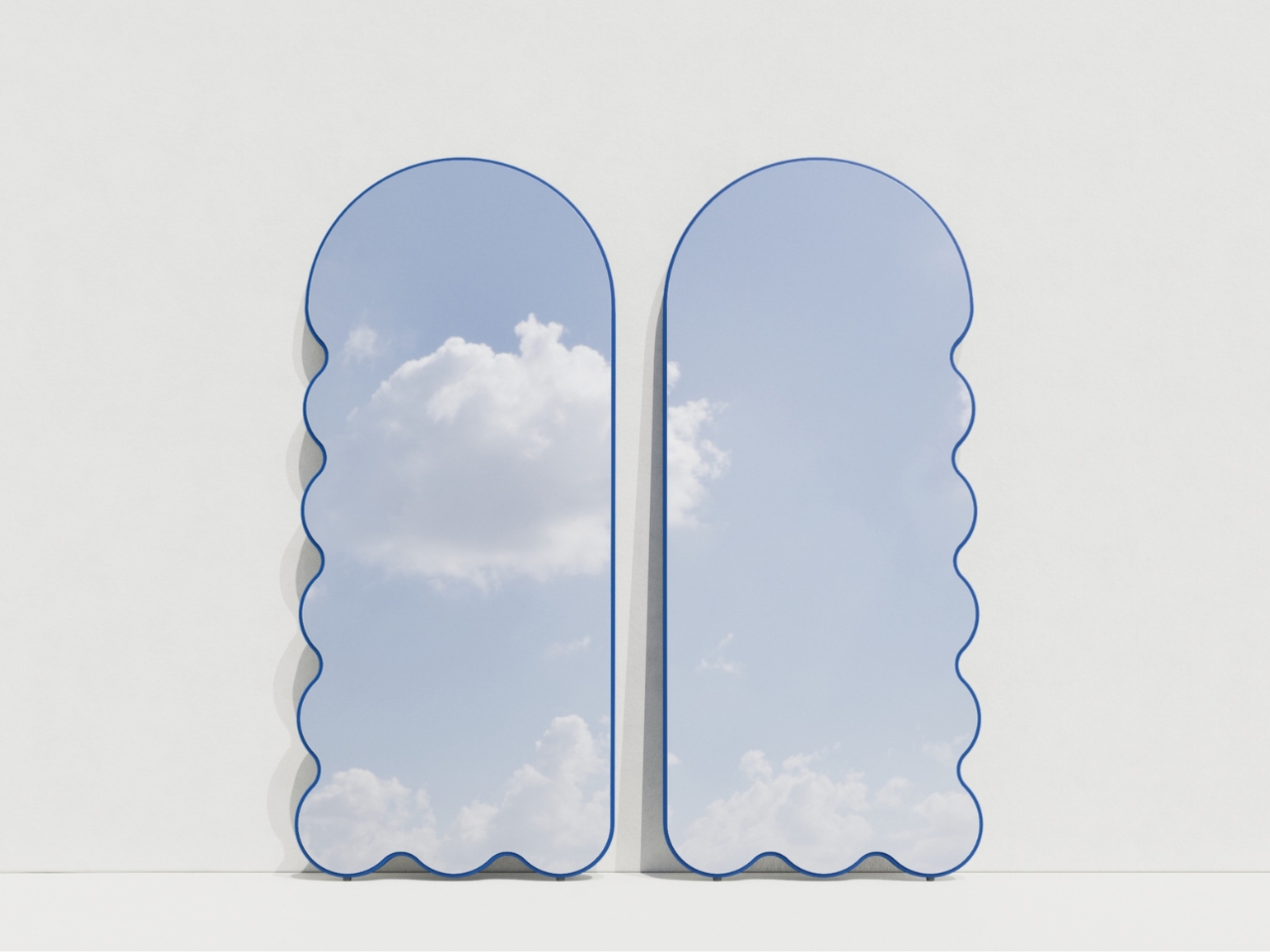 flow curve，wave mirror，Timeless，Reflection Art，mirror，