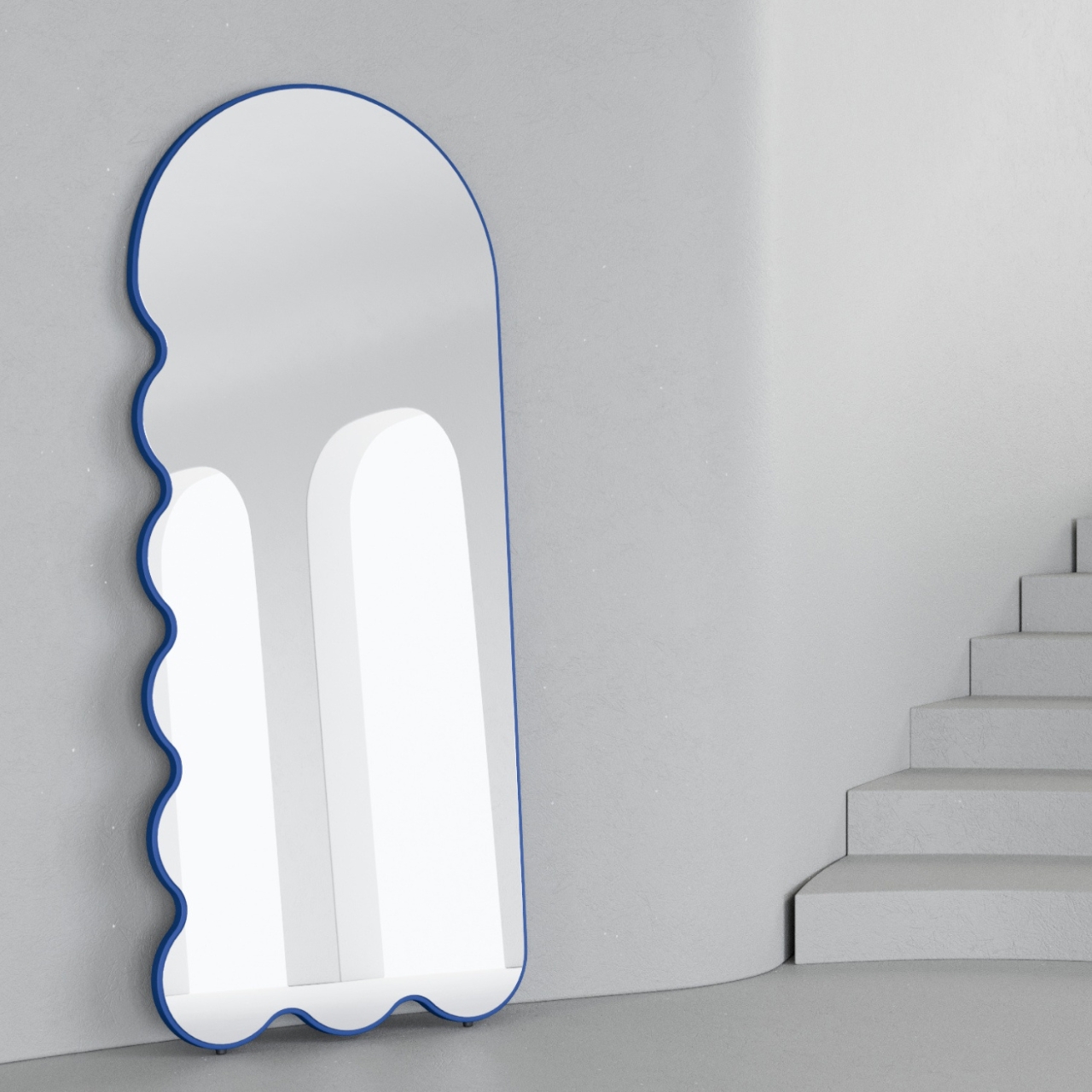 flow curve，wave mirror，Timeless，Reflection Art，mirror，