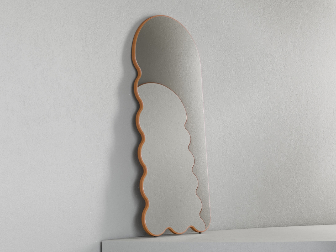 flow curve，wave mirror，Timeless，Reflection Art，mirror，