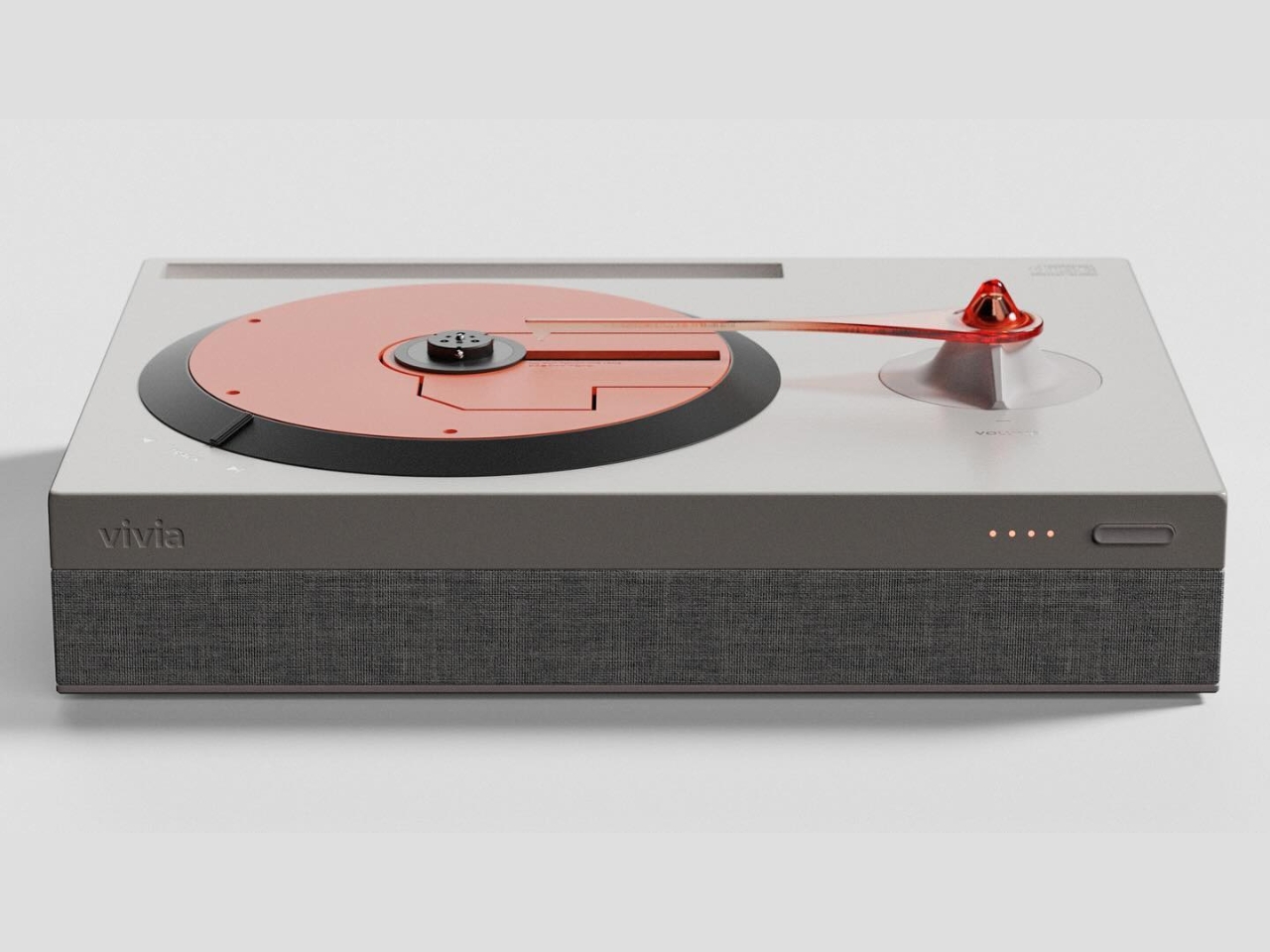 CD Player，Black glue ritual feeling，Flip cover design，pretentious，Minimalist Metal，