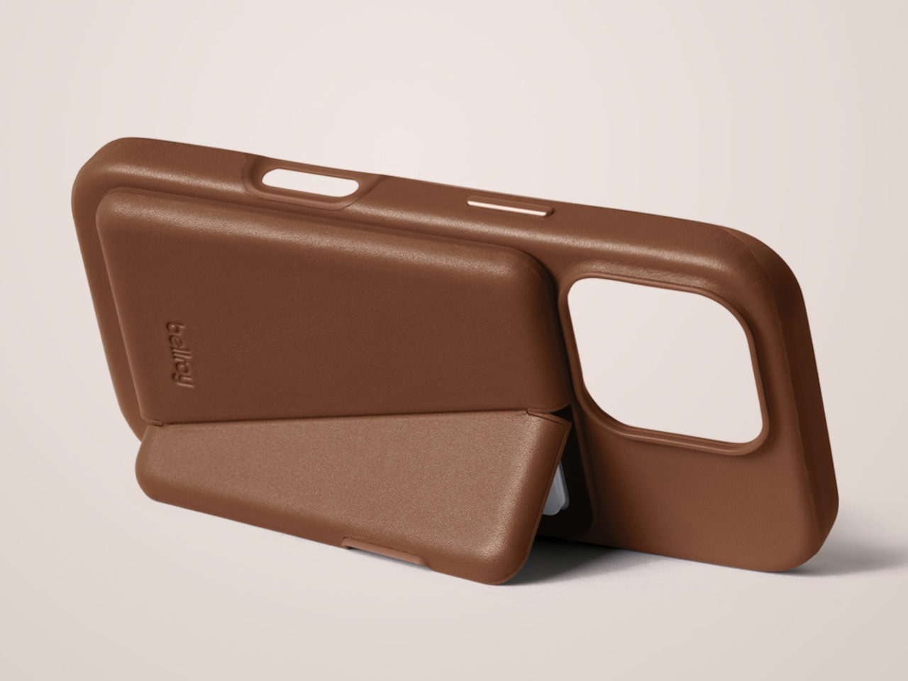 Vegetable tanned leather，Integrated card slot，Bellroy Mod，Magnetic suction clip housing，