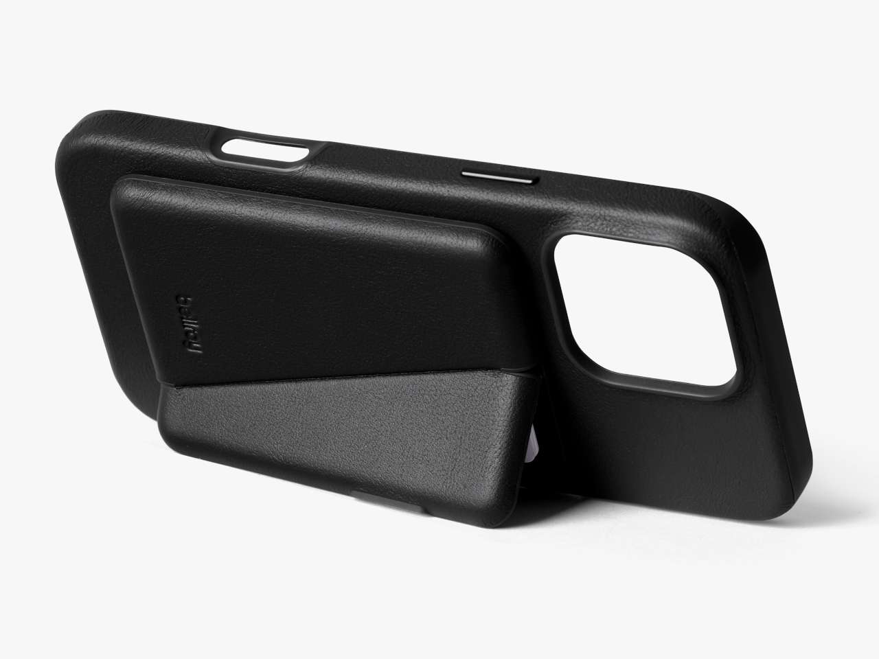 Vegetable tanned leather，Integrated card slot，Bellroy Mod，Magnetic suction clip housing，