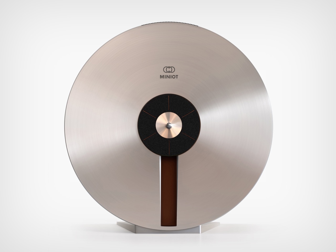 Miniot 3452，Optical Drive Suspension Black，Concept record player，lamp post turntable，