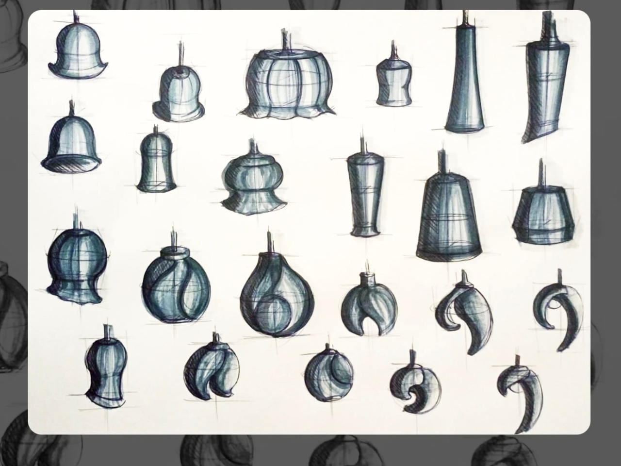 Modern Chandelier，Graded glass，Manual blowing，Light and Shadow Sculpture，Home art installation，