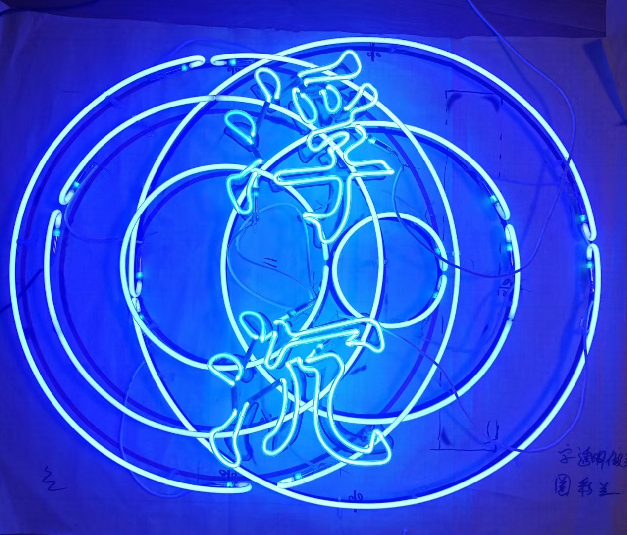 glass tube neon light，Vintage Neon Lights，Neon Art Device，