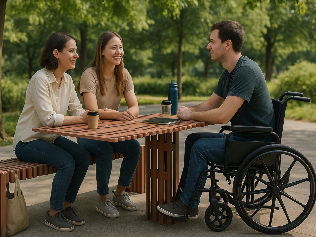 T'able，furniture，conceptual design，Public tables and chairs，