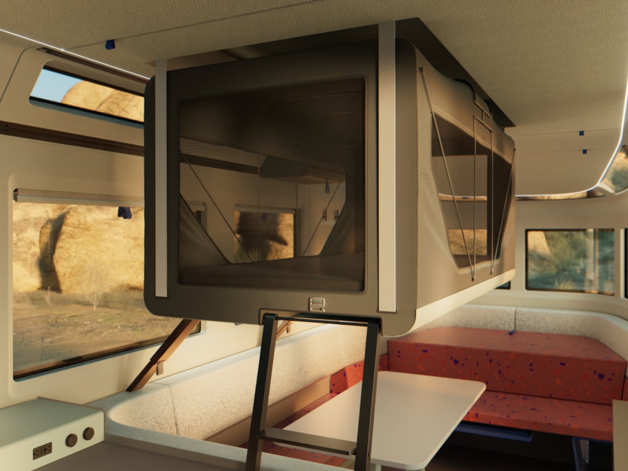 AE. 1，Electric travel trailer，Touring car，vehicle，