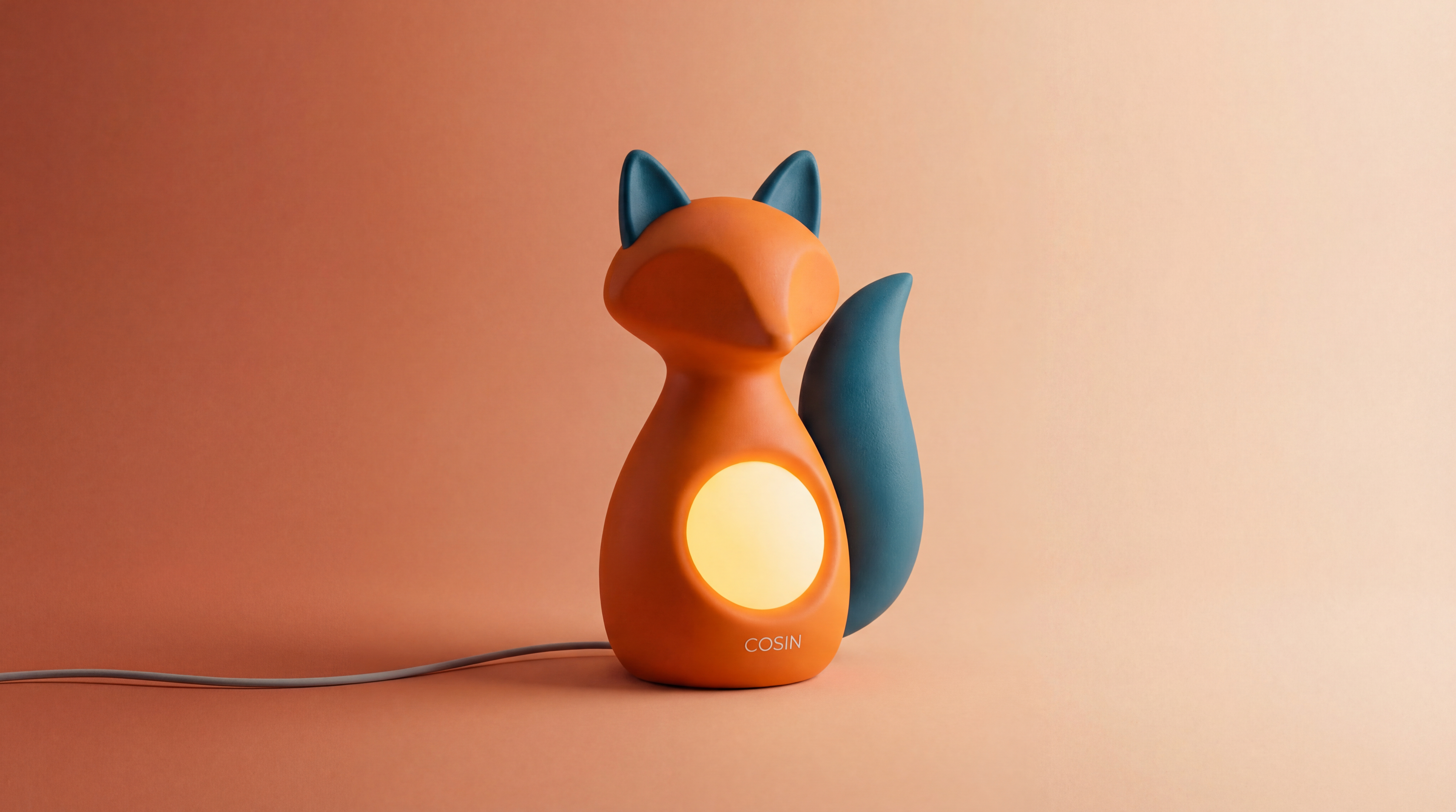 lamps and lanterns，Bedside lamp，Appearance design，product design，Lamp design，fox，