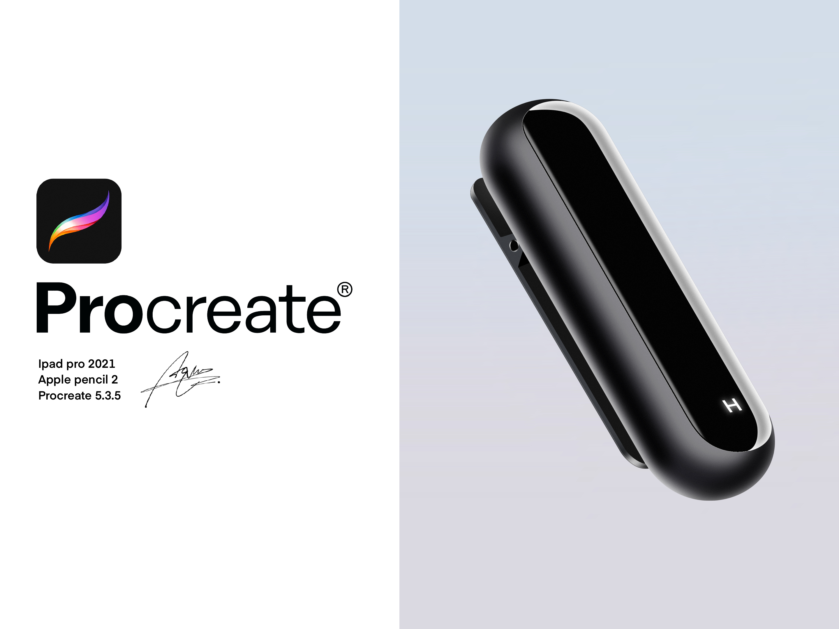 Procreate，industrial design，Ubee ，