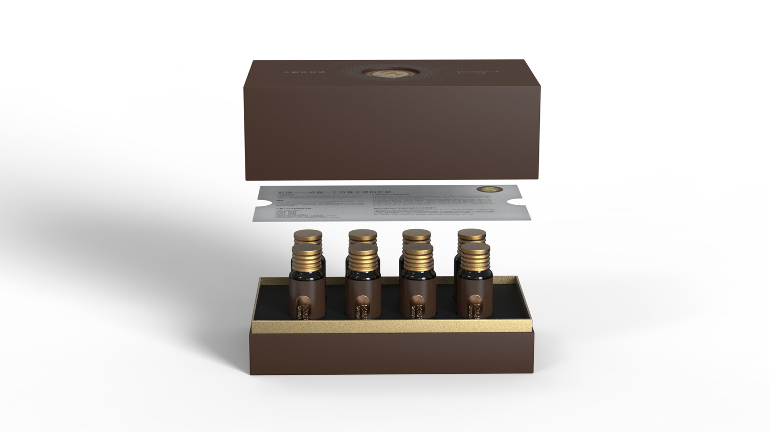 Packaging Design of Giant Salamander Liver Peptide Liquid，Oral Liquid Packaging Design，Packaging design of health products，