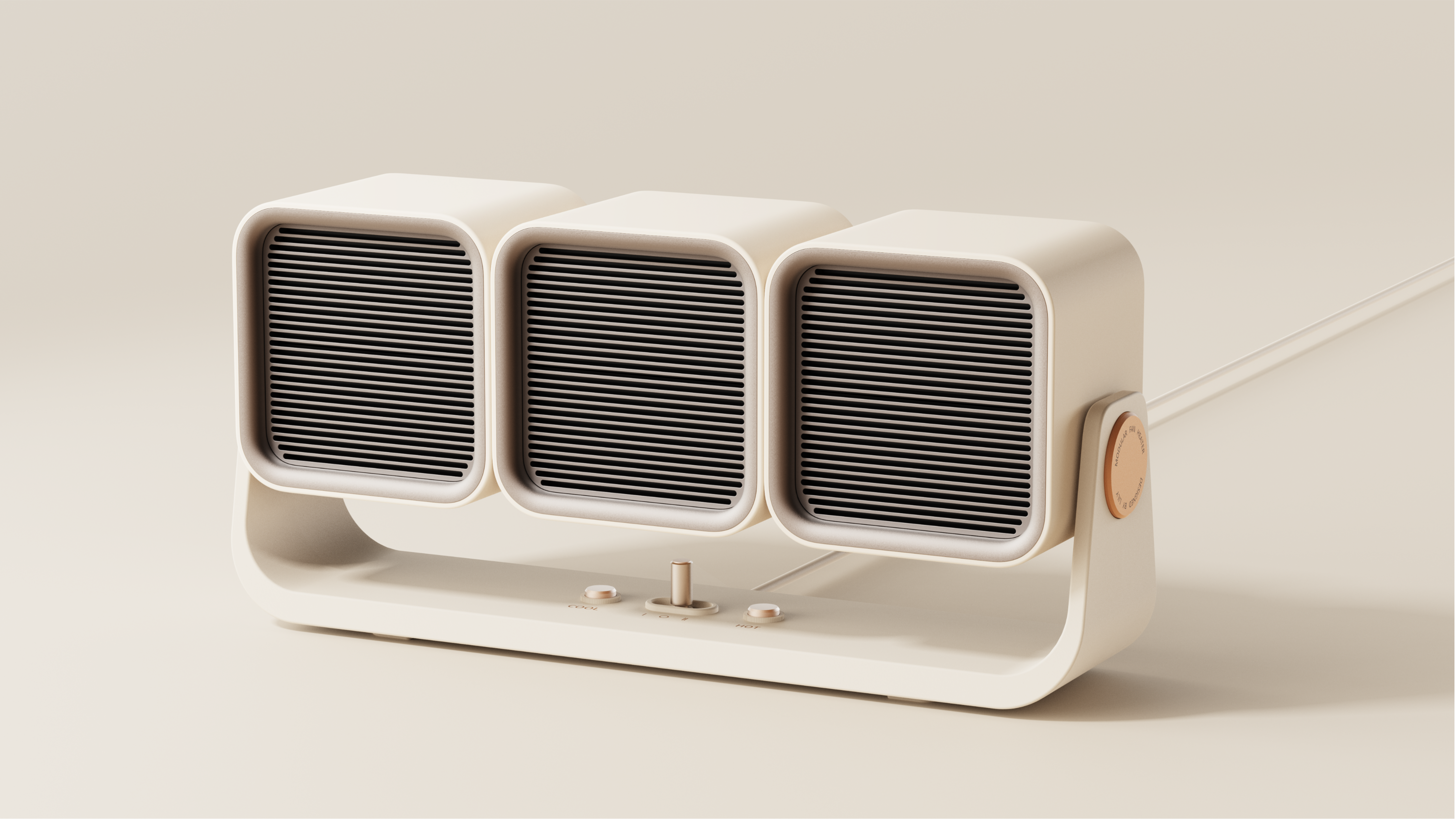 Air heater，Fan，Household products，industrial design，Commodity Design，Modular design，conceptual design，