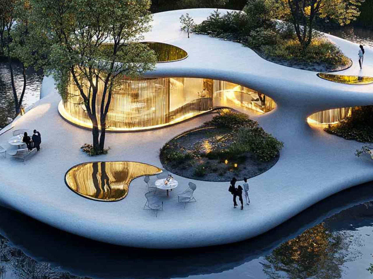 Aban，Architecture，environmental design，Coffee Gallery，