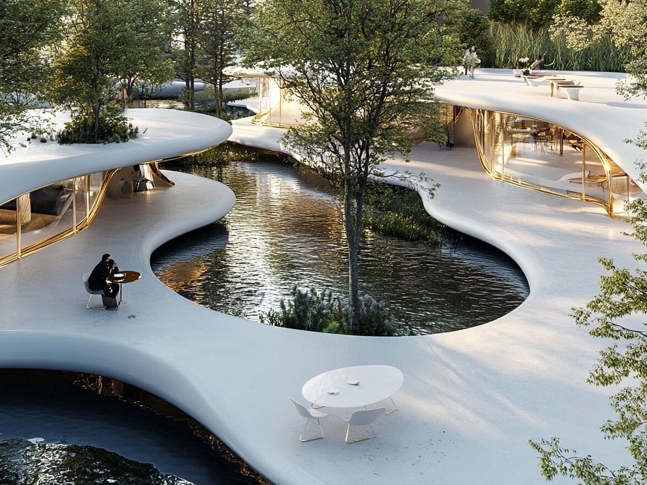 Aban，Architecture，environmental design，Coffee Gallery，