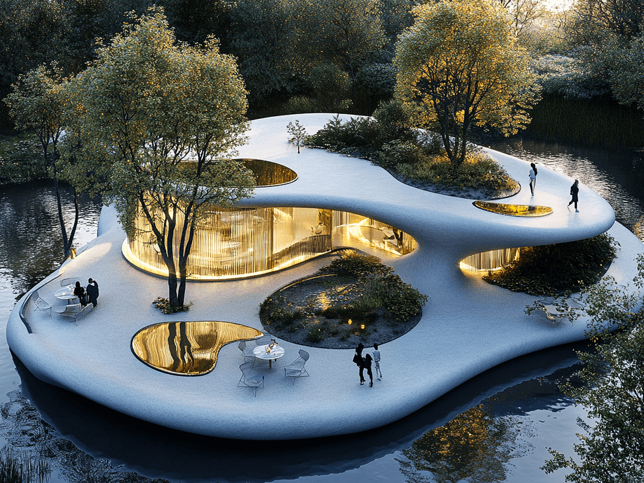 Aban，Architecture，environmental design，Coffee Gallery，