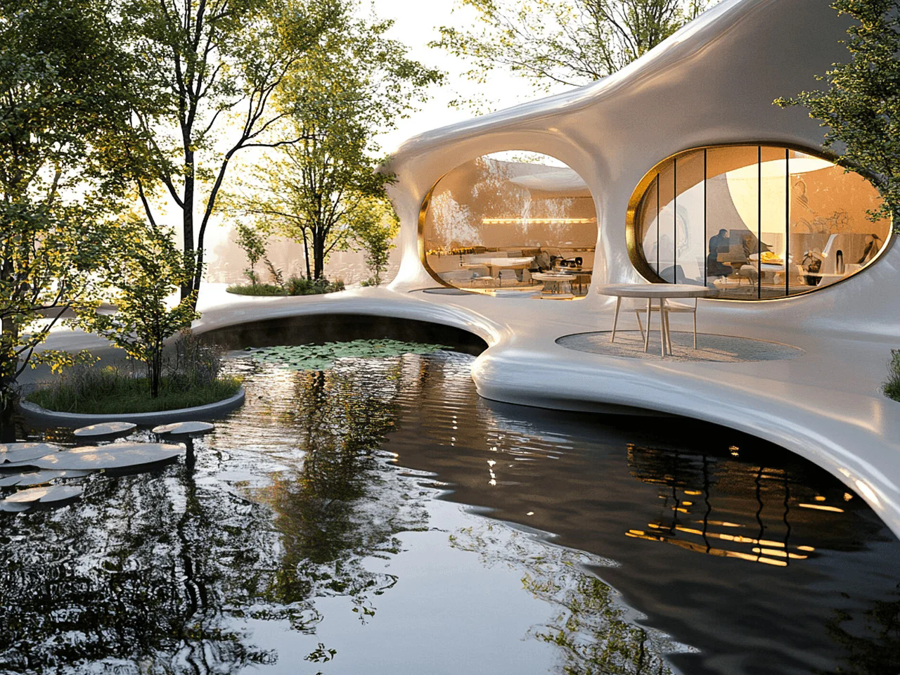 Aban，Architecture，environmental design，Coffee Gallery，