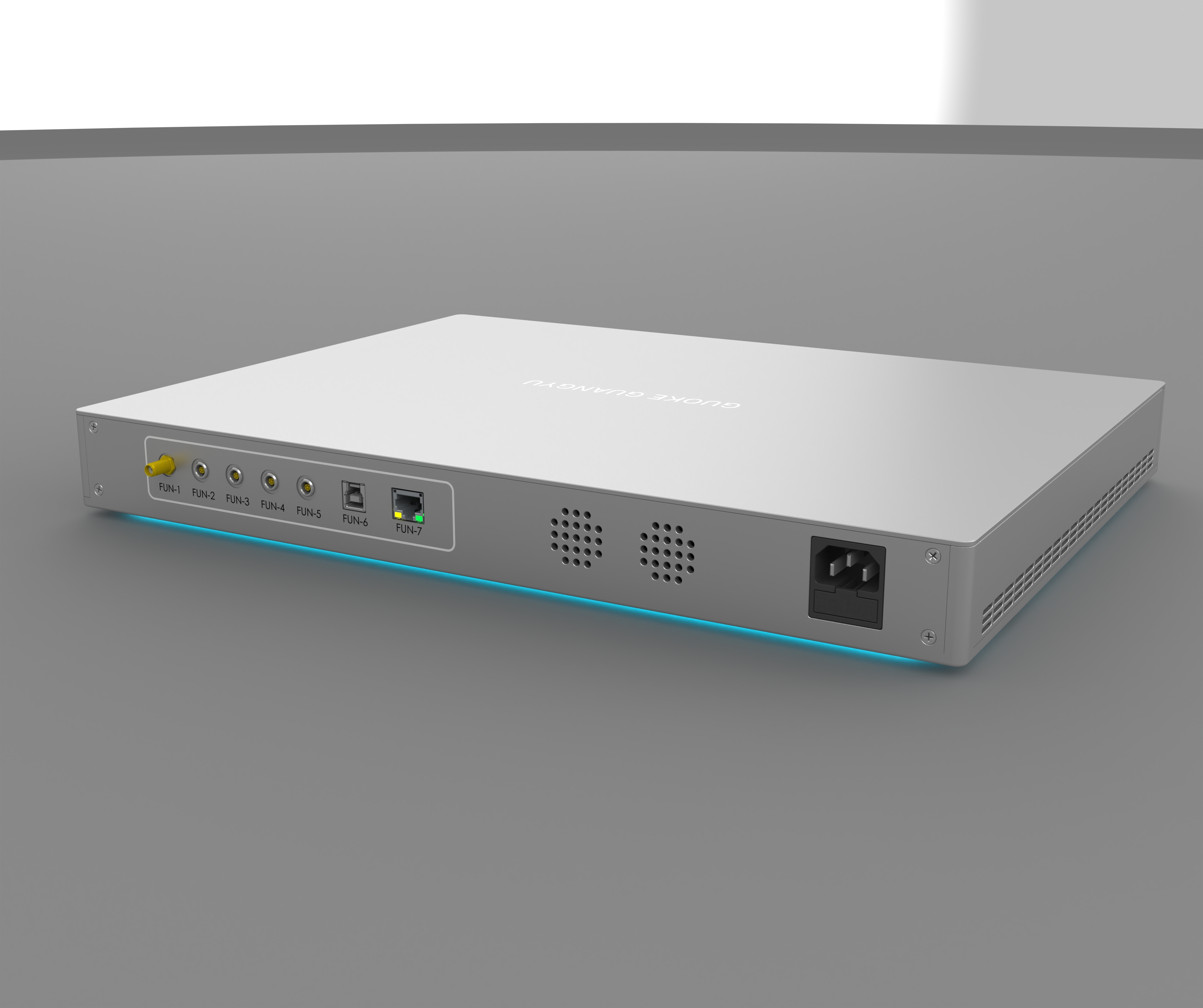 1U chassis，Server Chassis，Sheet metal chassis，Screwless design，Simple modern high-end，Light strip，Status Indicator，