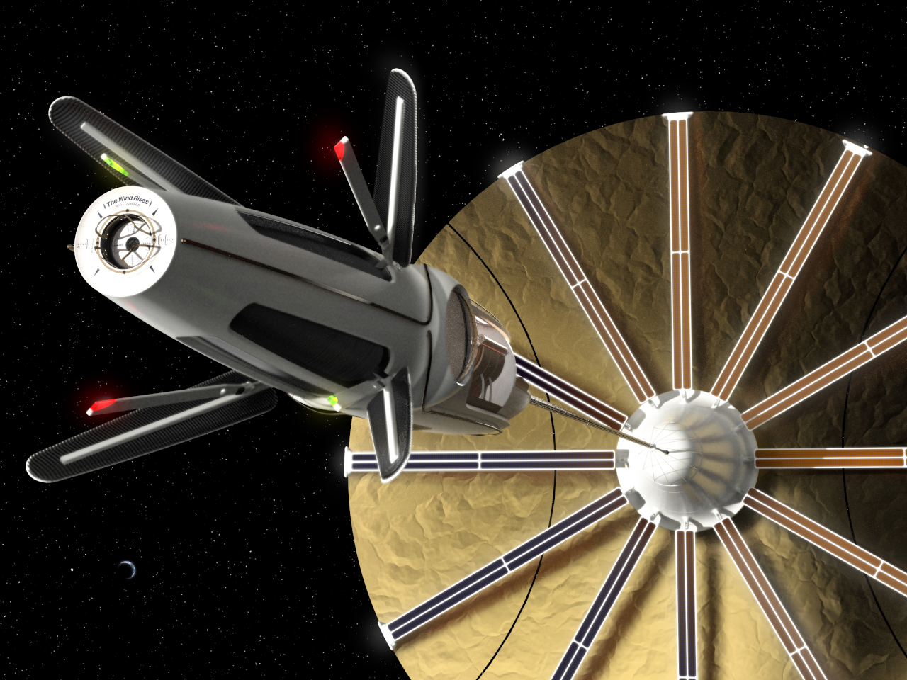 Diana I，Space RV，Near Earth Orbit，panoramic dome，Space Camping，