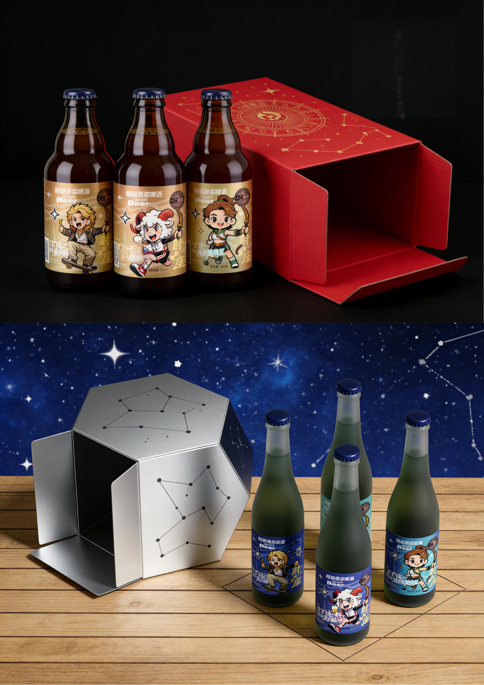 Craft Beer Packaging，packing design，Beer packaging design，