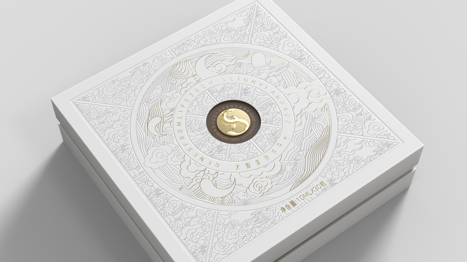 Packaging Design of Giant Salamander Freeze-dried Powder，Packaging design of health products，High-end gift box packaging design，