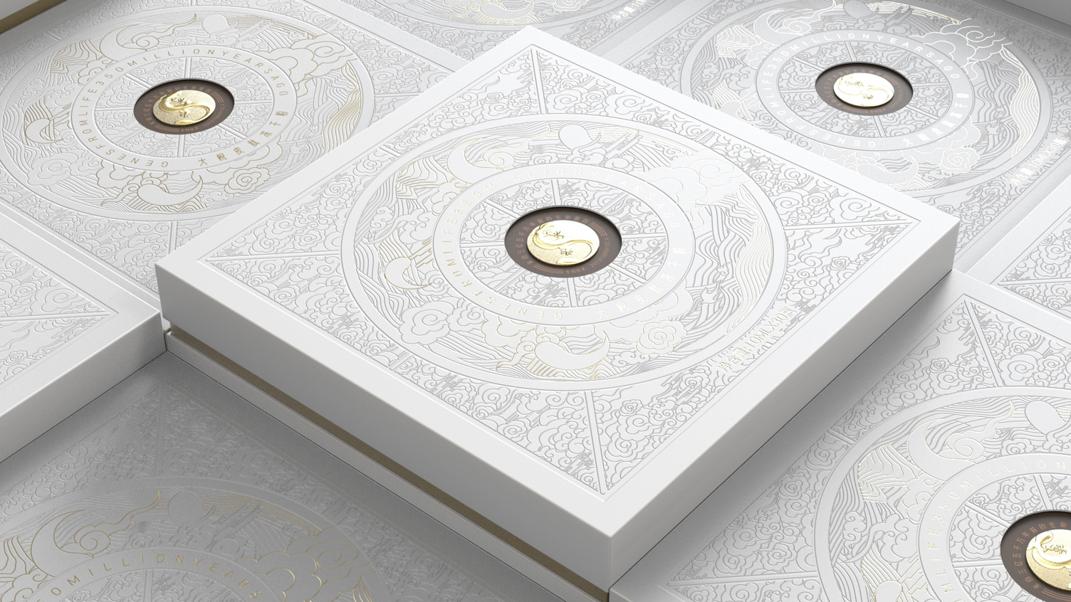 Packaging Design of Giant Salamander Freeze-dried Powder，Packaging design of health products，High-end gift box packaging design，