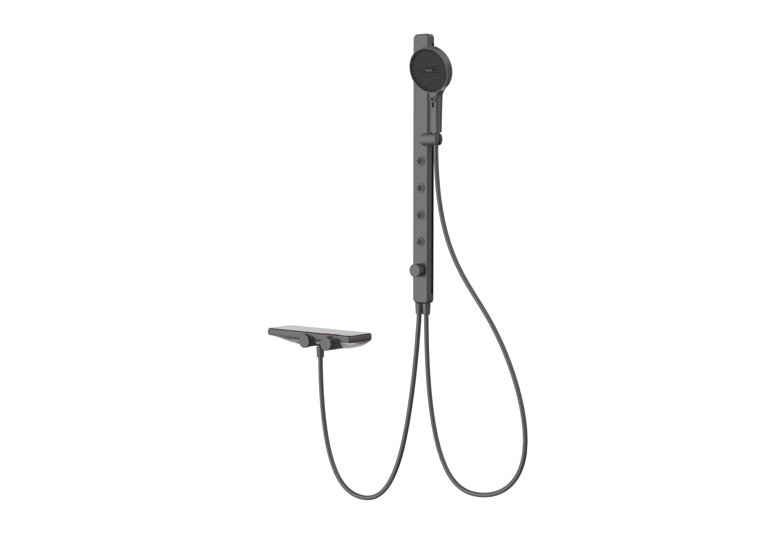 Shower; open installation; concealed installation; large storage，