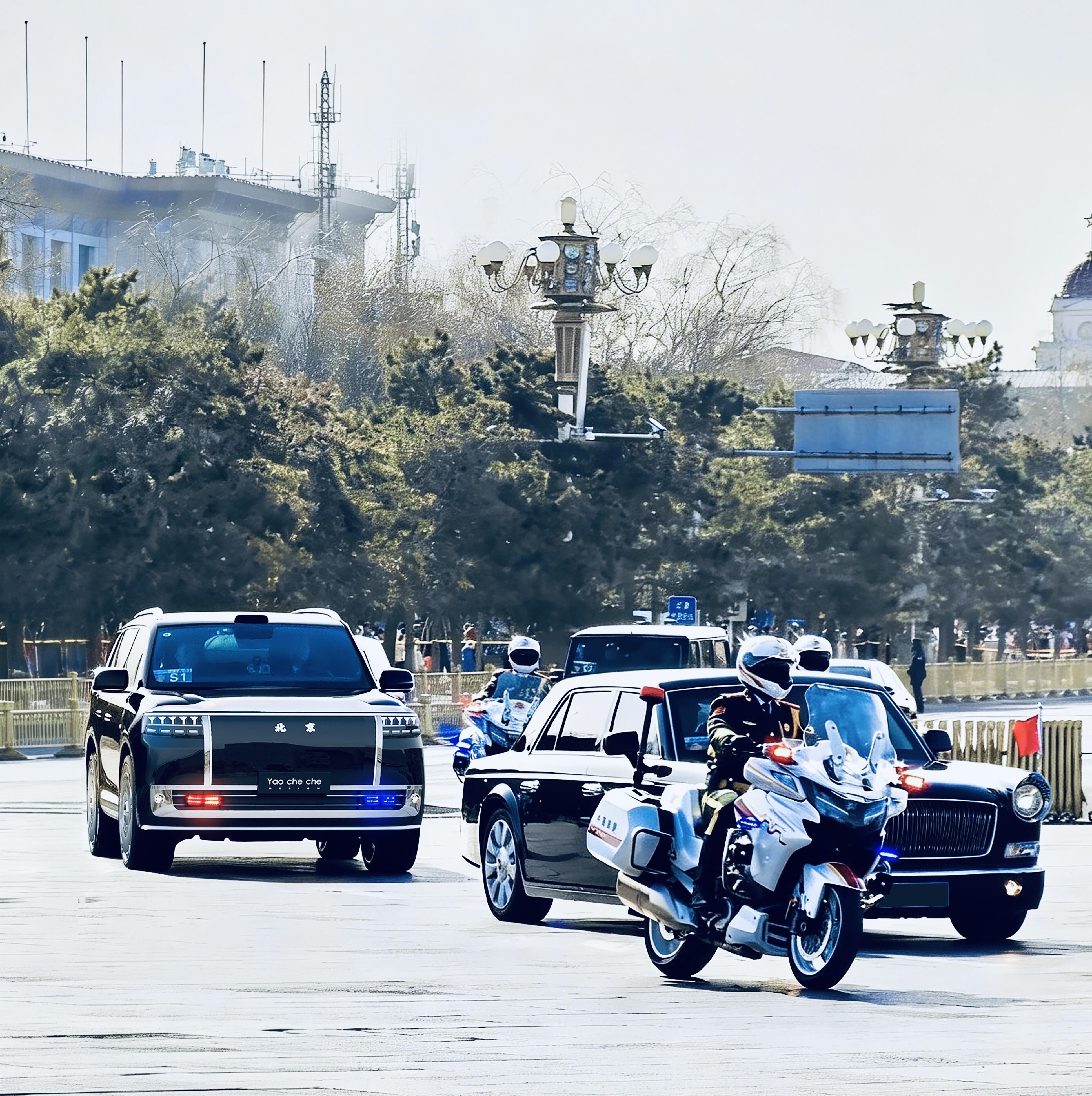 # Future Car Design# City Street Scenery# Luxury Running，
