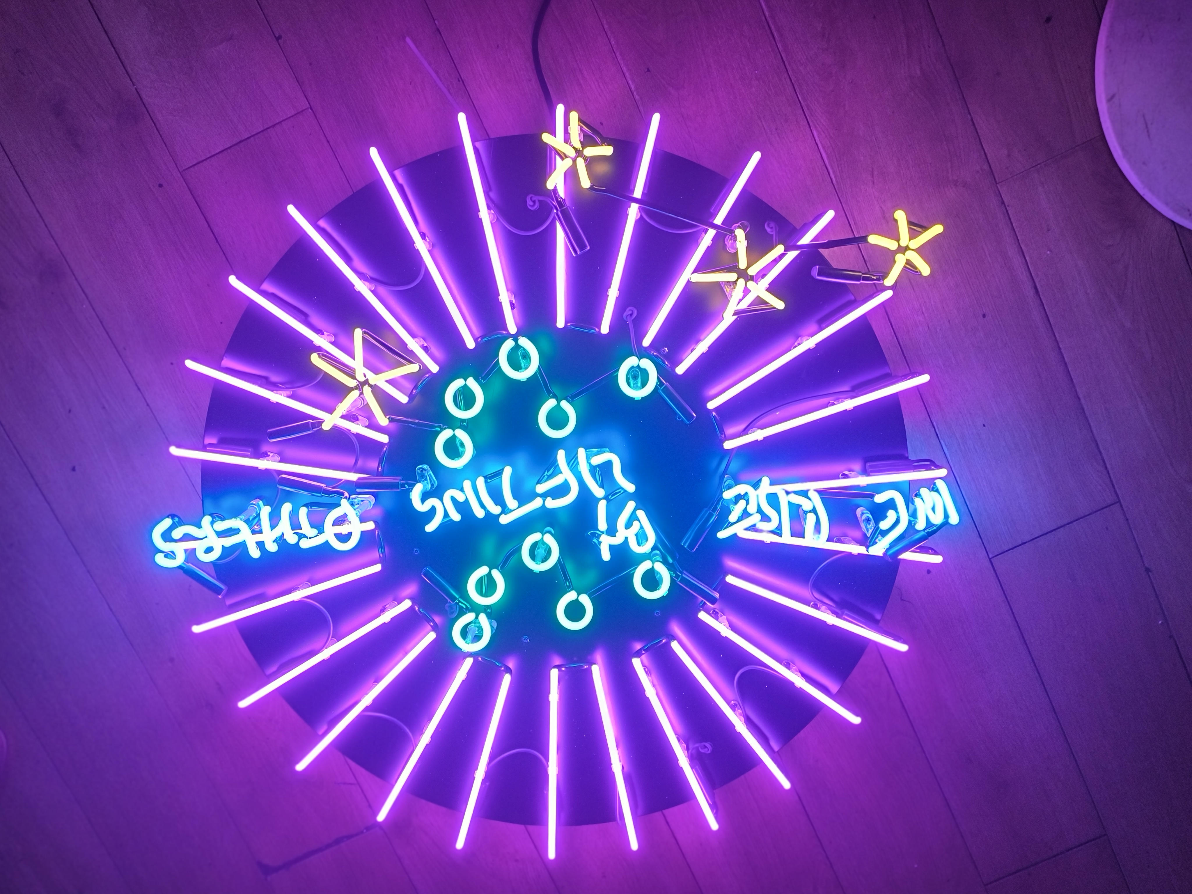 Retro light tube, cyberpunk style，American Neon Works，