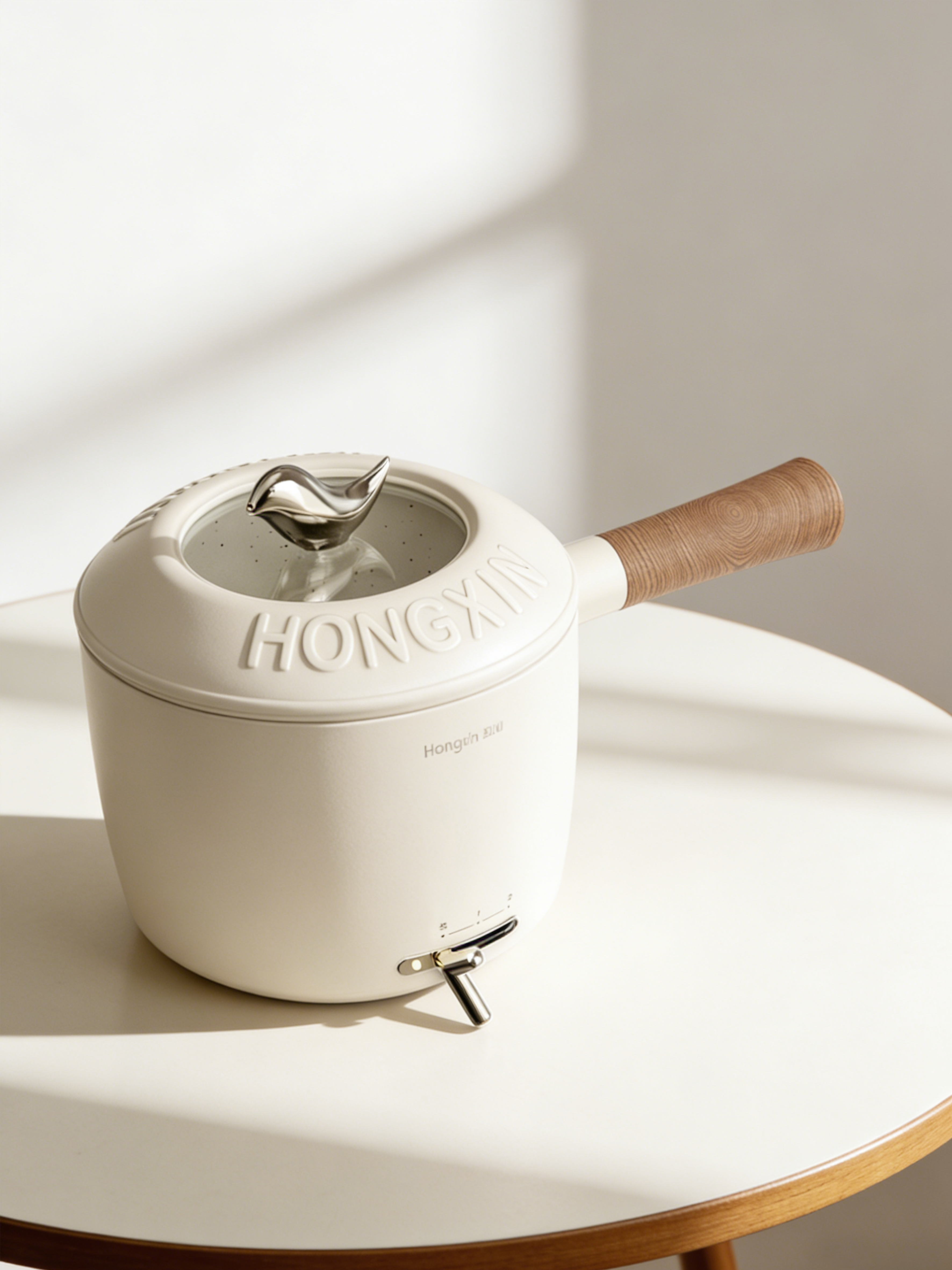 Kitchen tools，One person eating small cooking pot，product design，industrial design，pot，