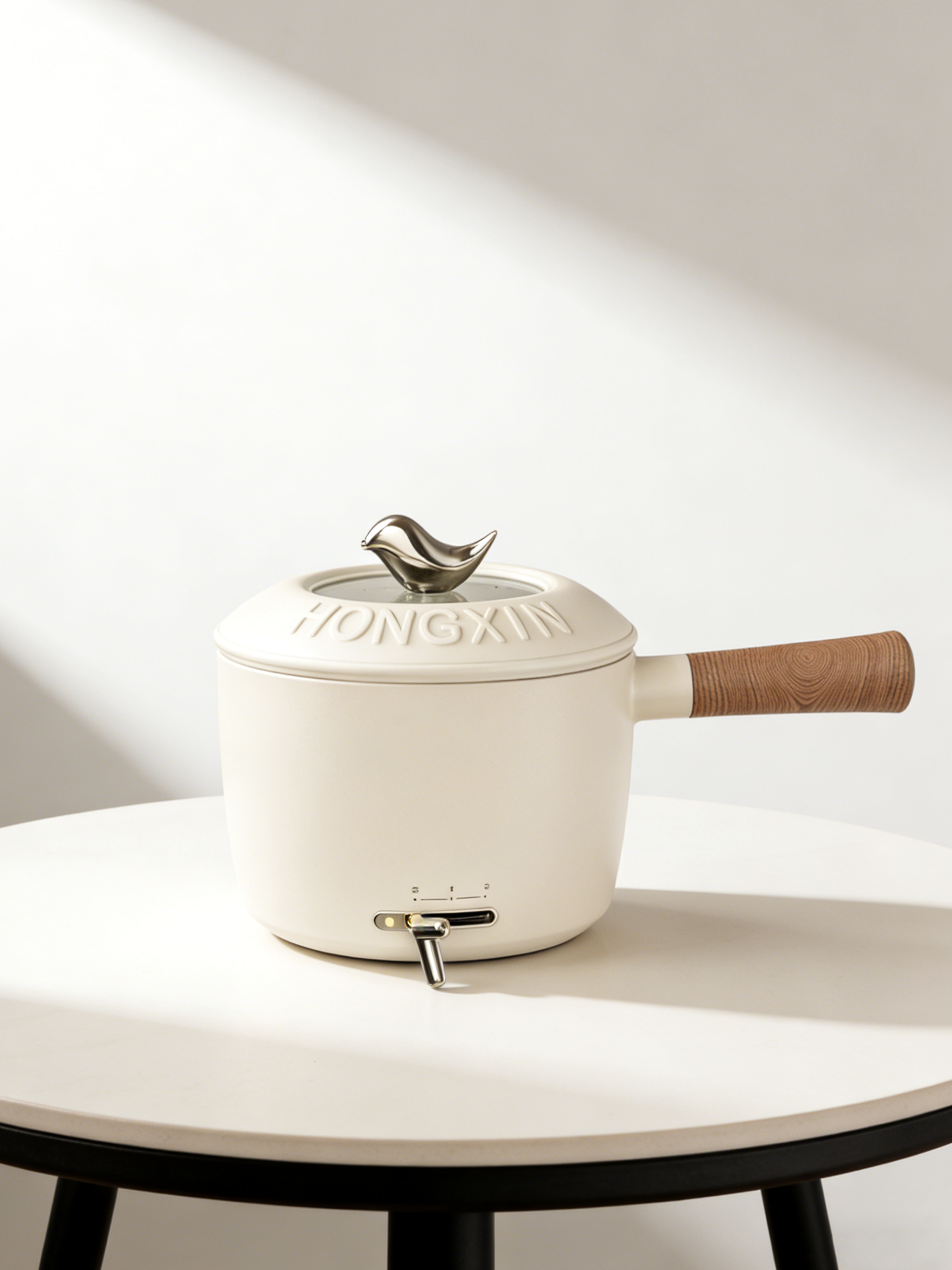 Kitchen tools，One person eating small cooking pot，product design，industrial design，pot，