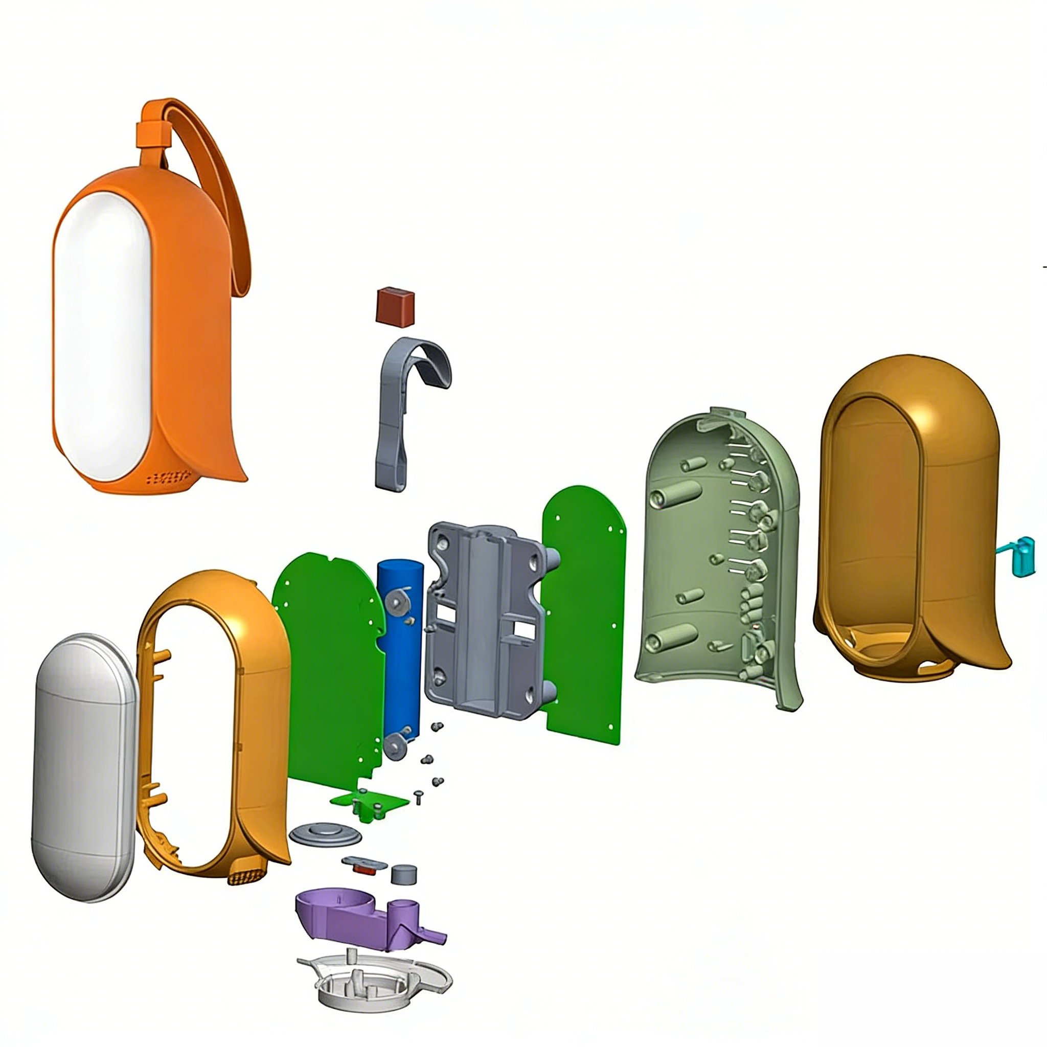 industrial design，Structural design，Product dismantling，Consumer electronics，industrial design，Bluetooth Speaker ，Universal image network，mould，