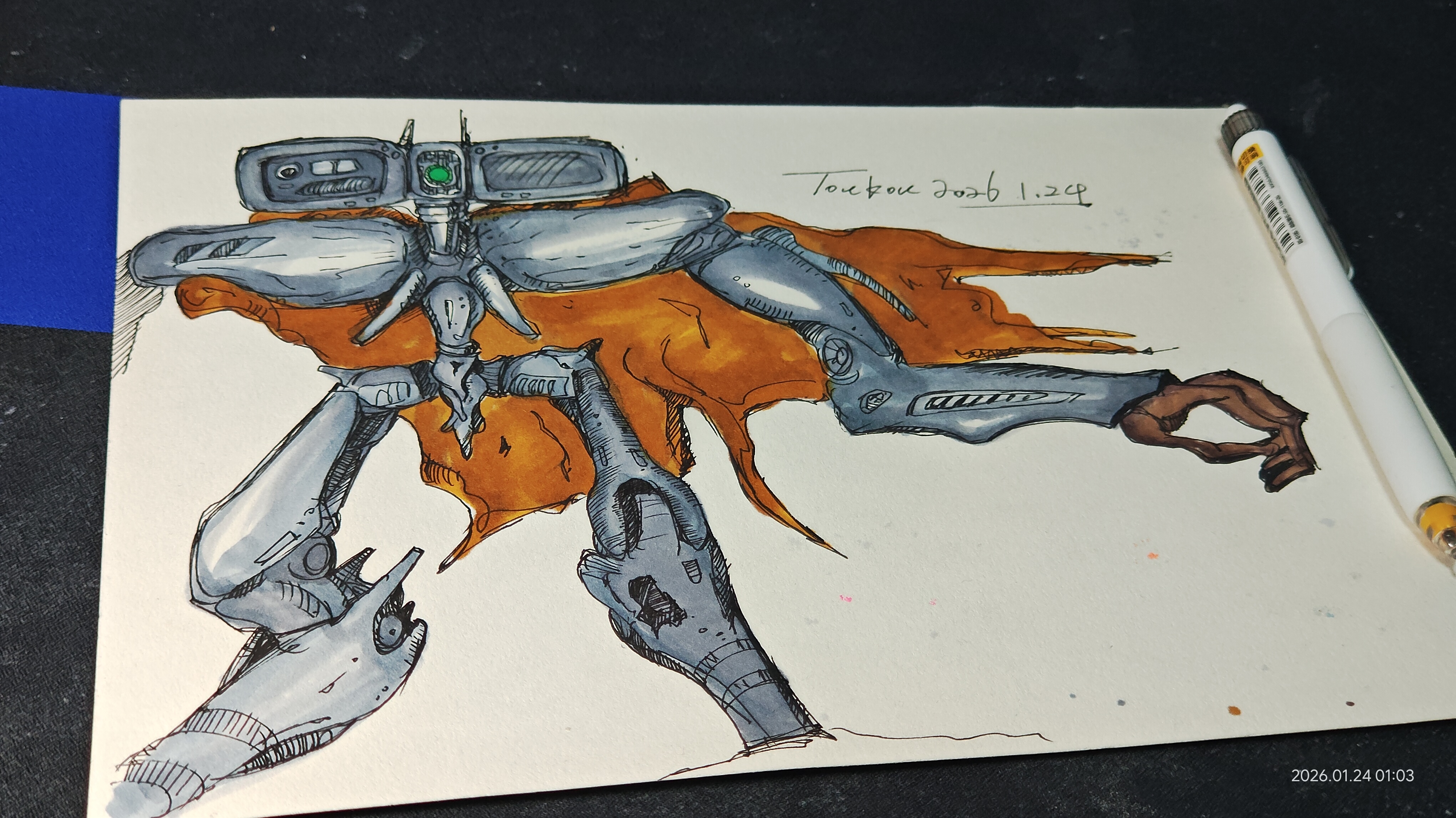 robot，Sci-fi Mecha，doomsday wasteland，