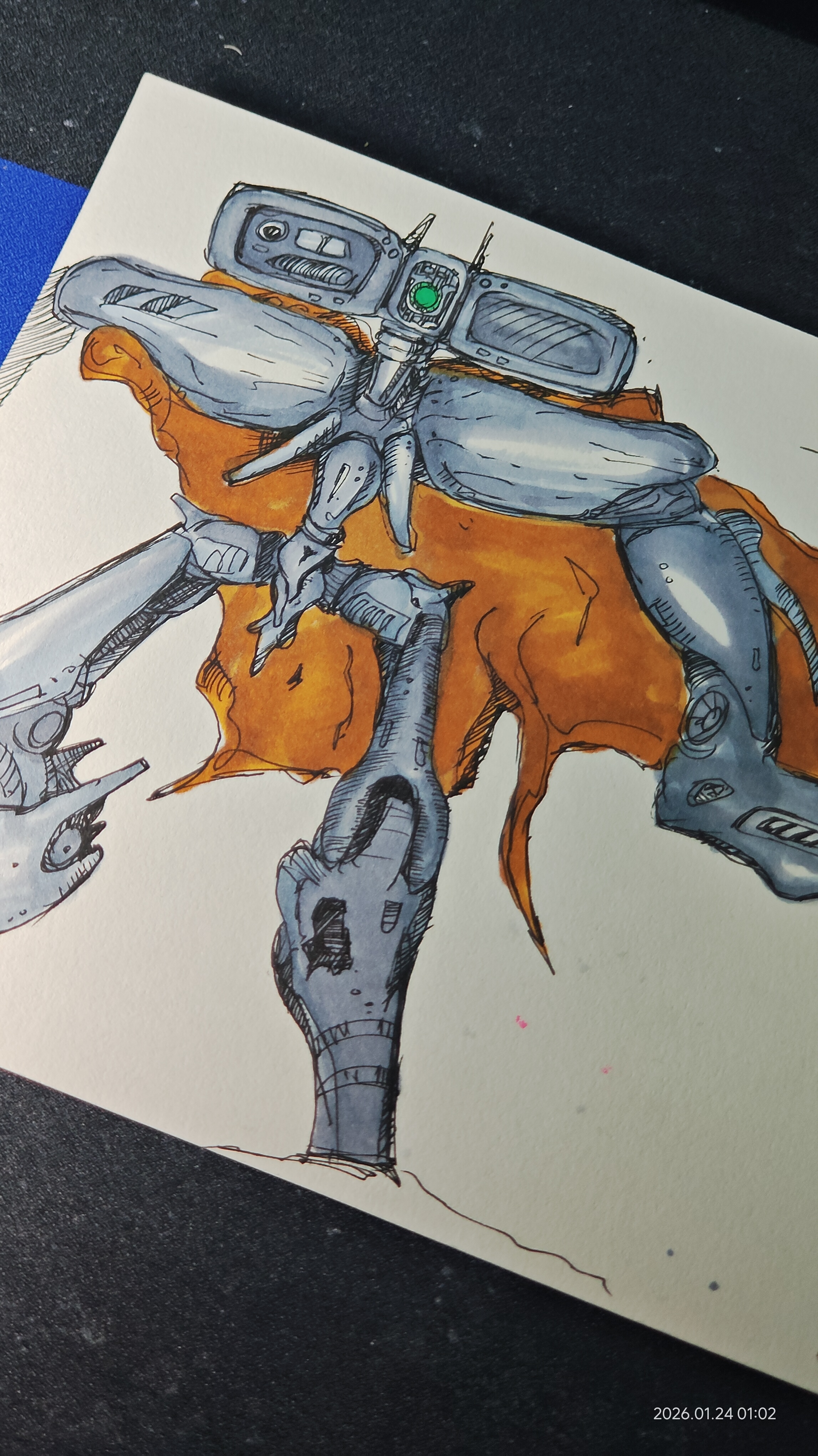 robot，Sci-fi Mecha，doomsday wasteland，