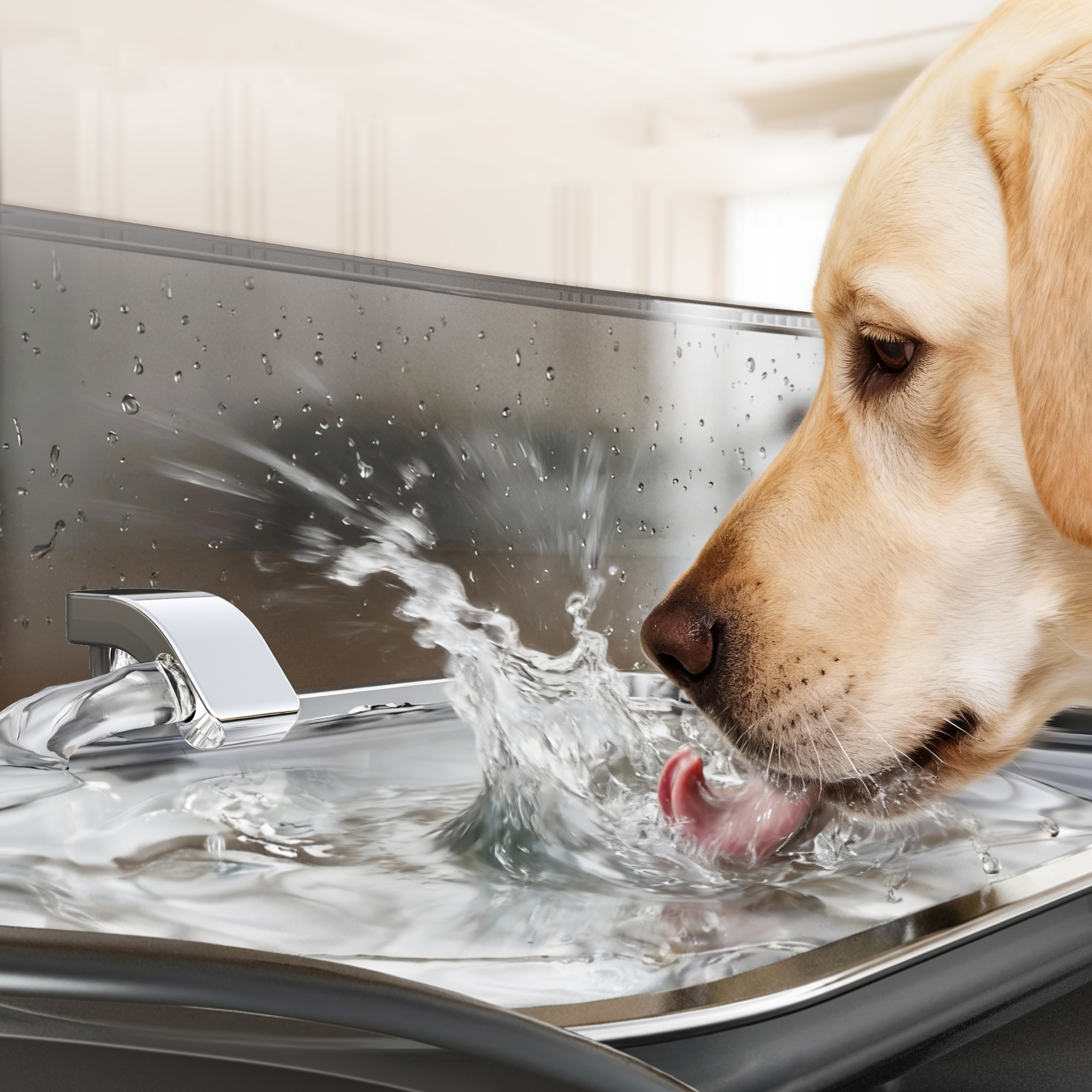 Pet Water Drinker, Pet Supplies, Water Drinker，