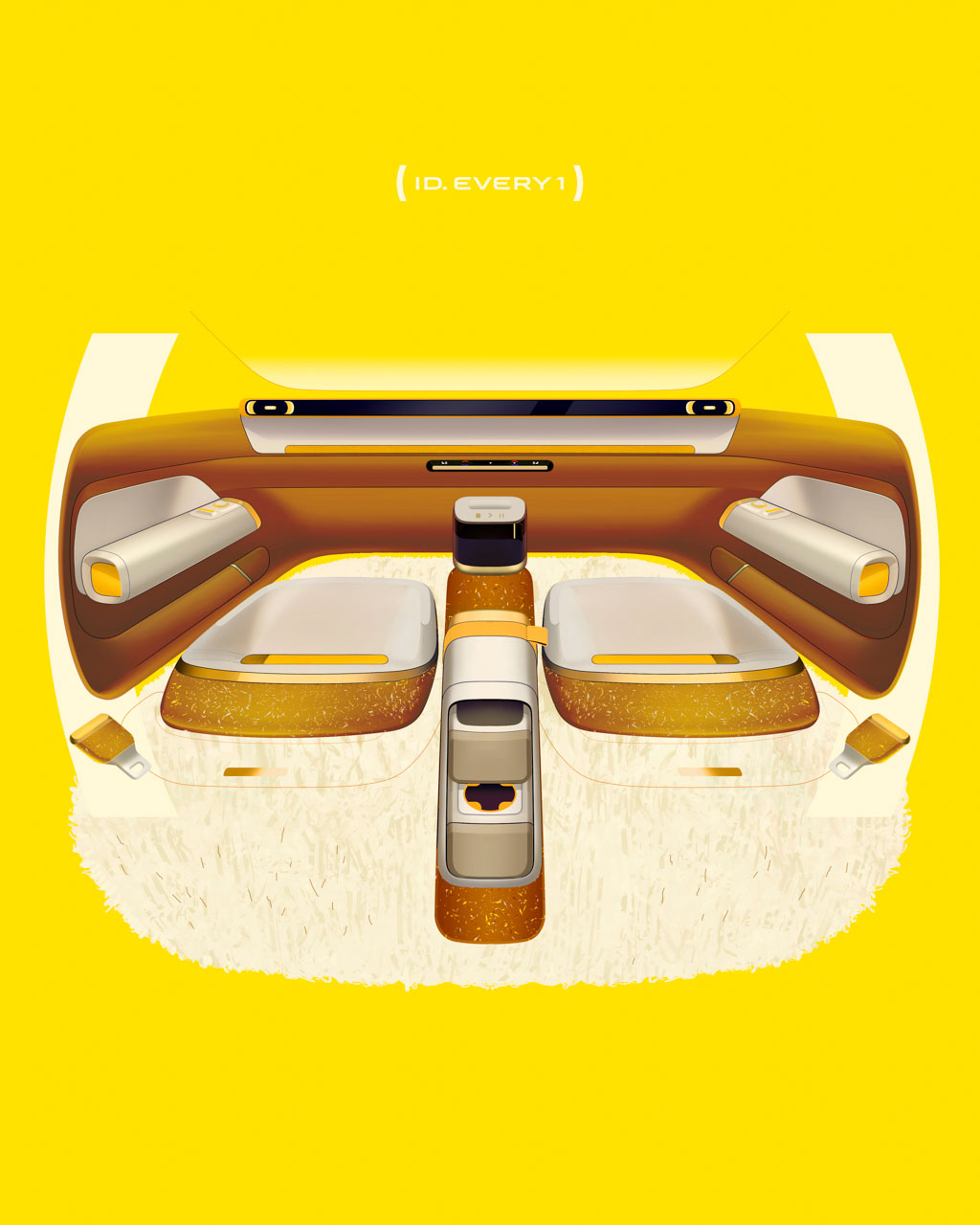 Volkswagen ID. 1，Volkswagen ID. 1，Smiling front face，Smiling front face，MEB，MEB，Urban commuting ，Urban commuting ，Entry car，Entry car，
