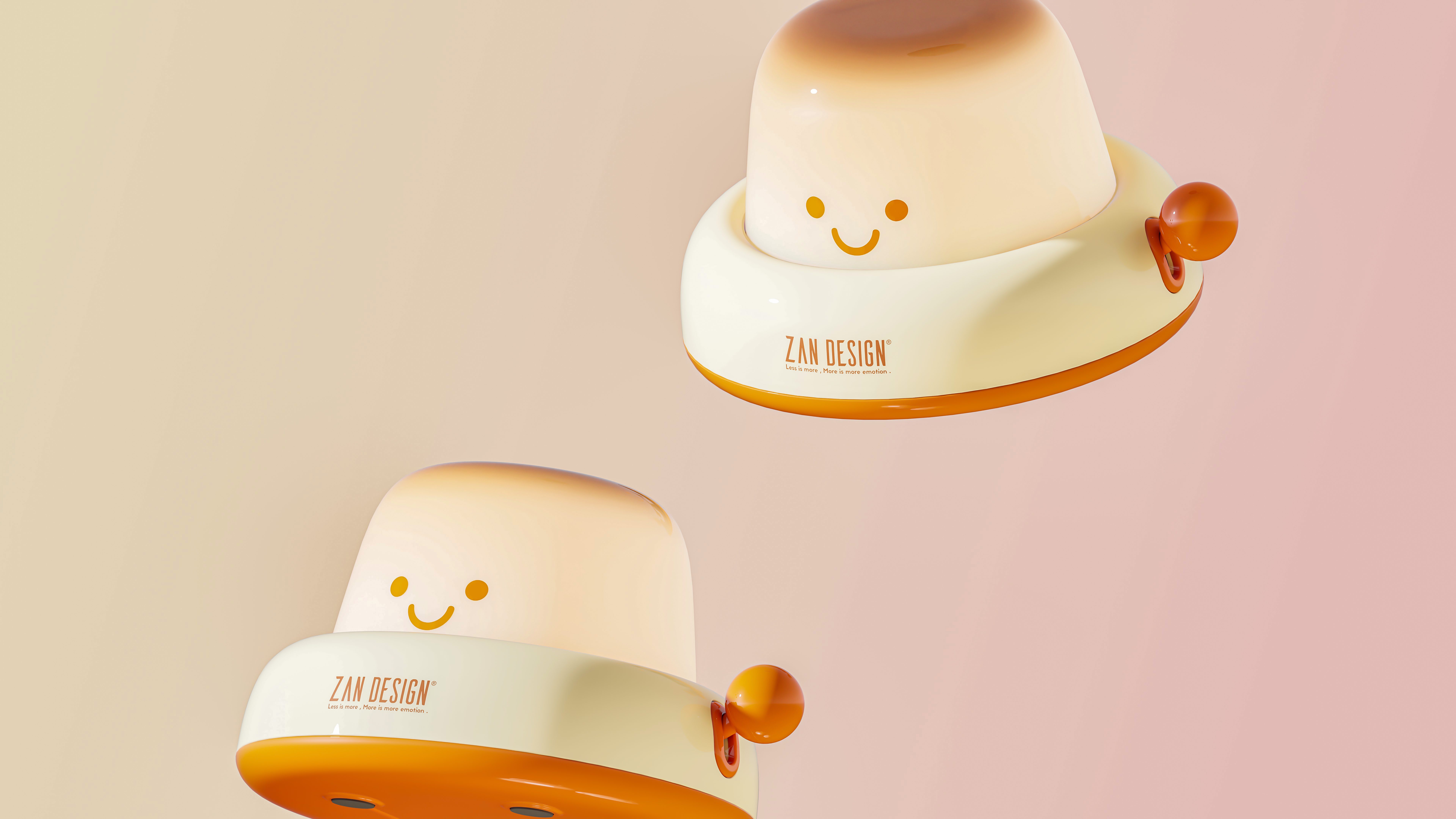 Pudding，lamp，Night light，food，lovely，Small lamp，snacks，Sweets，