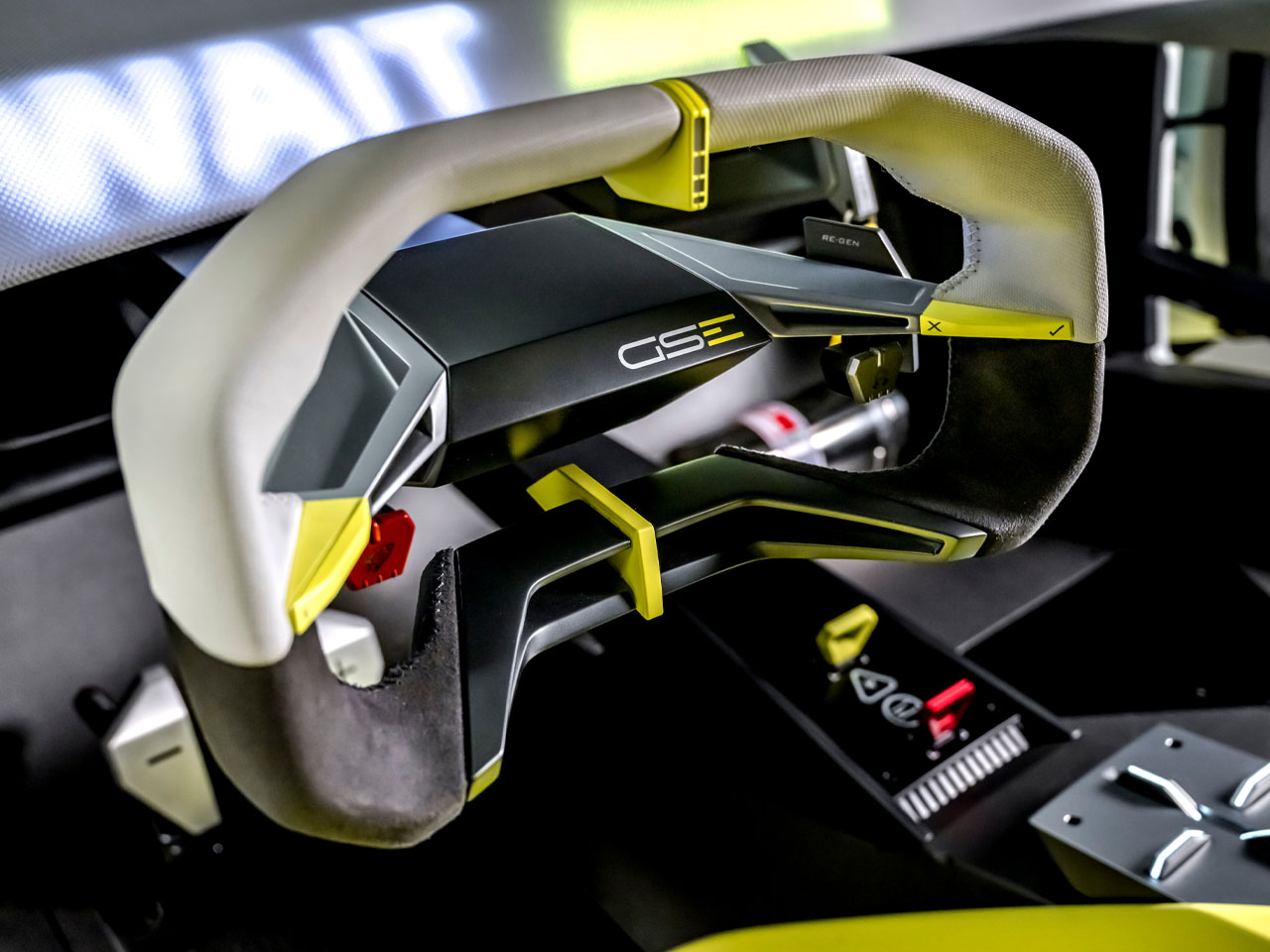 Seat atmosphere lamp，Corsa GSE Vision GT，Concept sports car，Illuminating Fabric，optical signal assisted，