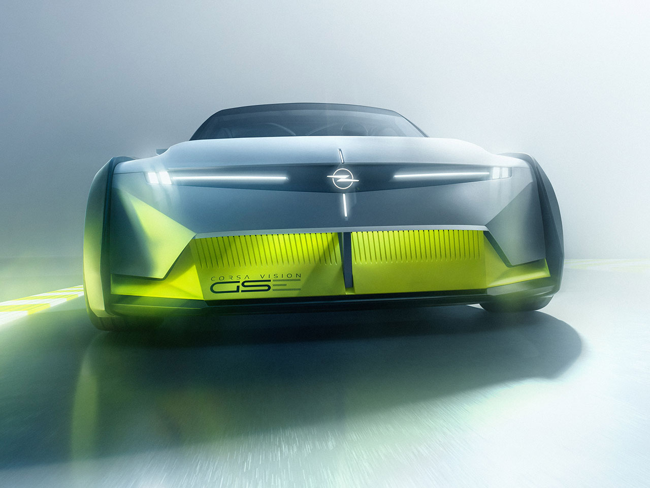 Seat atmosphere lamp，Corsa GSE Vision GT，Concept sports car，Illuminating Fabric，optical signal assisted，