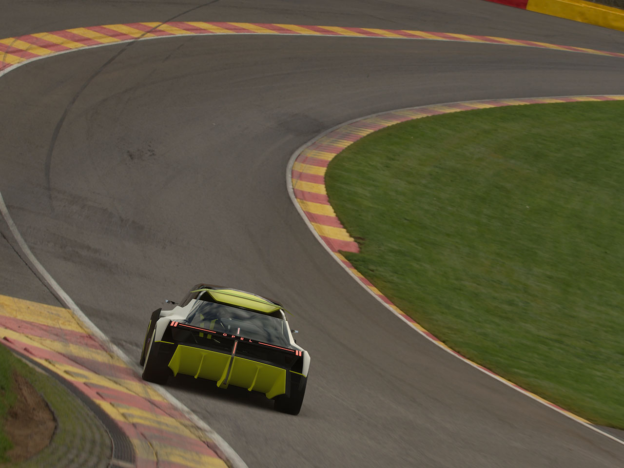 Seat atmosphere lamp，Corsa GSE Vision GT，Concept sports car，Illuminating Fabric，optical signal assisted，