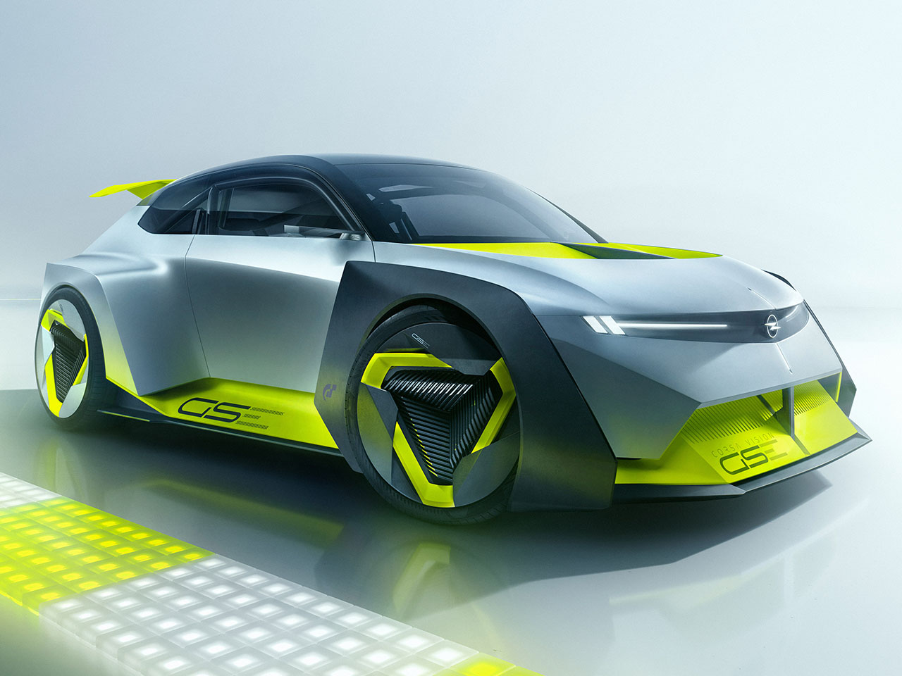 Seat atmosphere lamp，Corsa GSE Vision GT，Concept sports car，Illuminating Fabric，optical signal assisted，