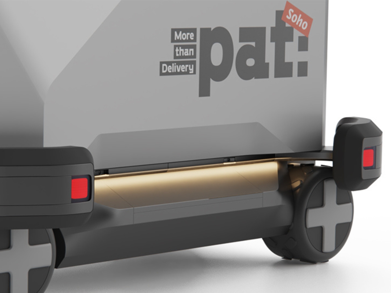 Distribution robot，city logistics，Interactive screen，Unmanned vehicle，pat，
