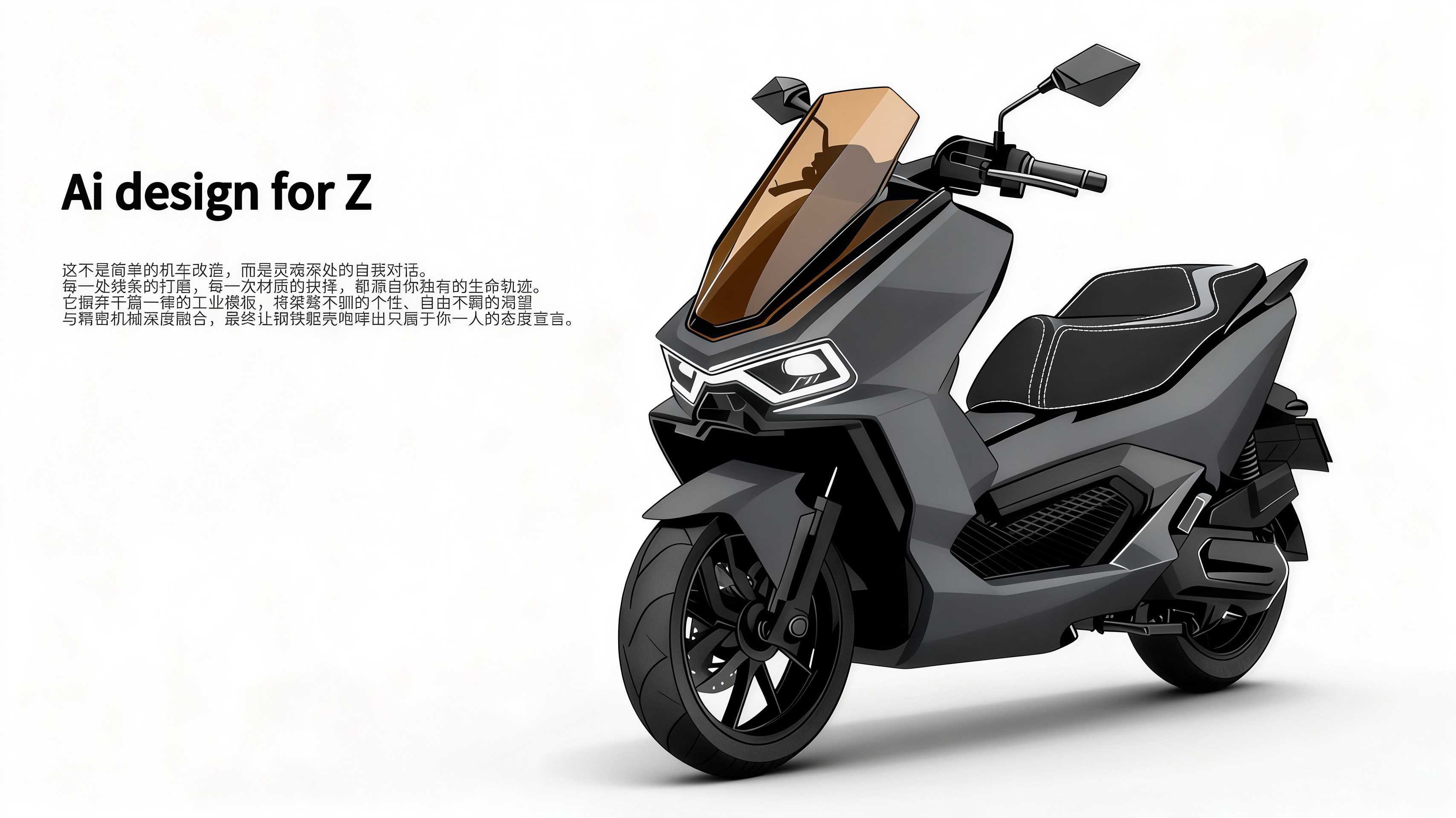 Electric motorcycle design，