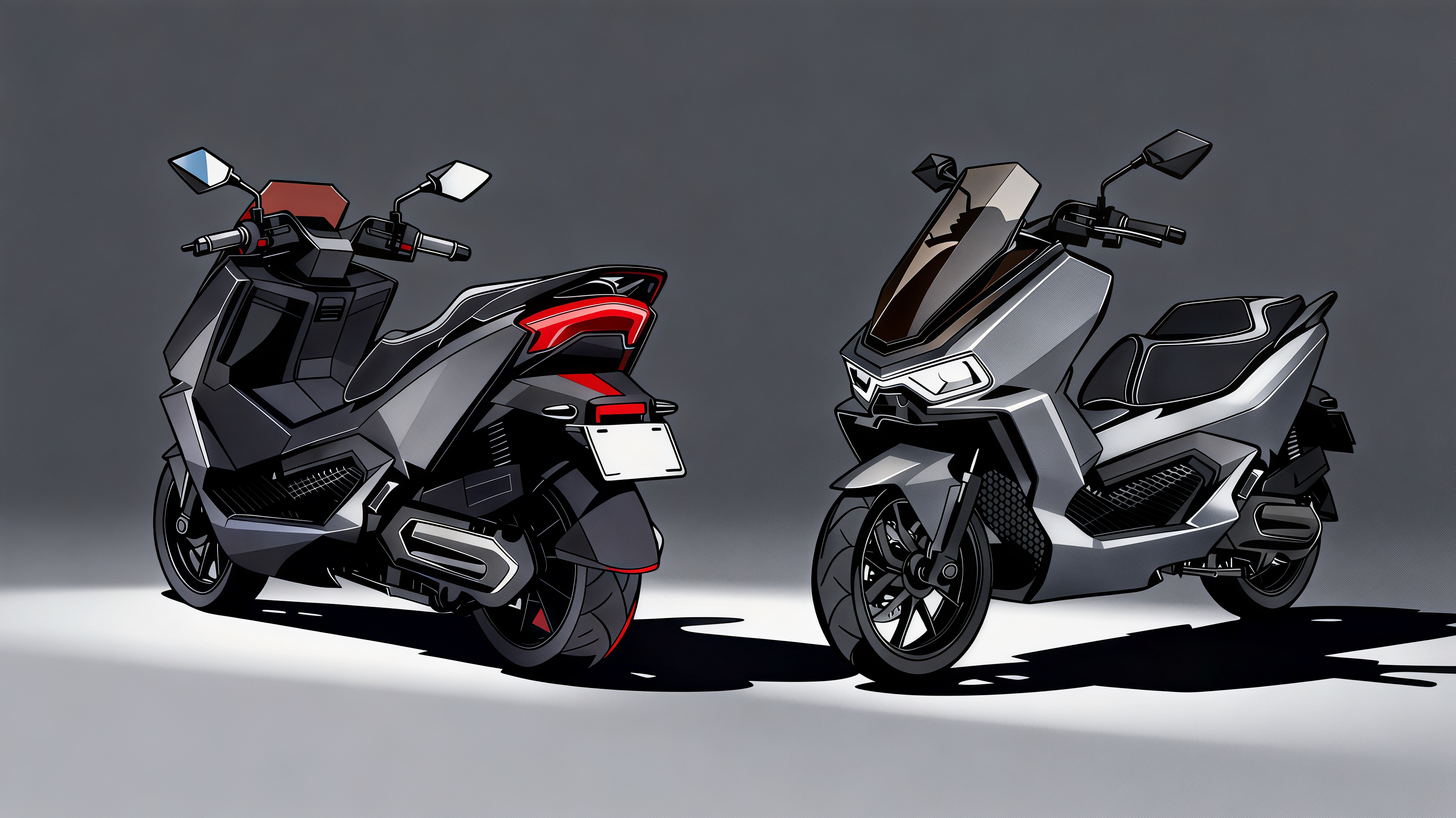 Electric motorcycle design，