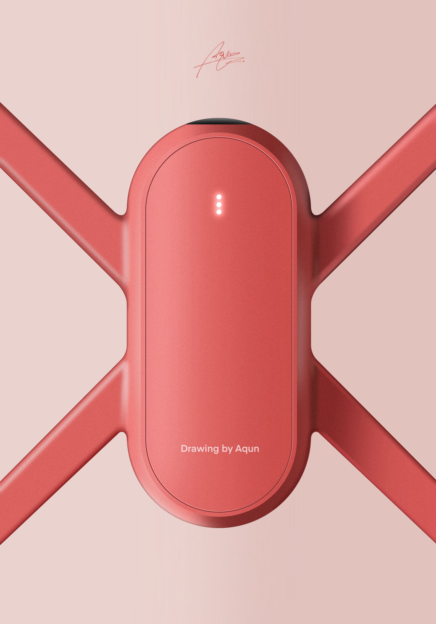 Procreate，industrial design，Ubee ，