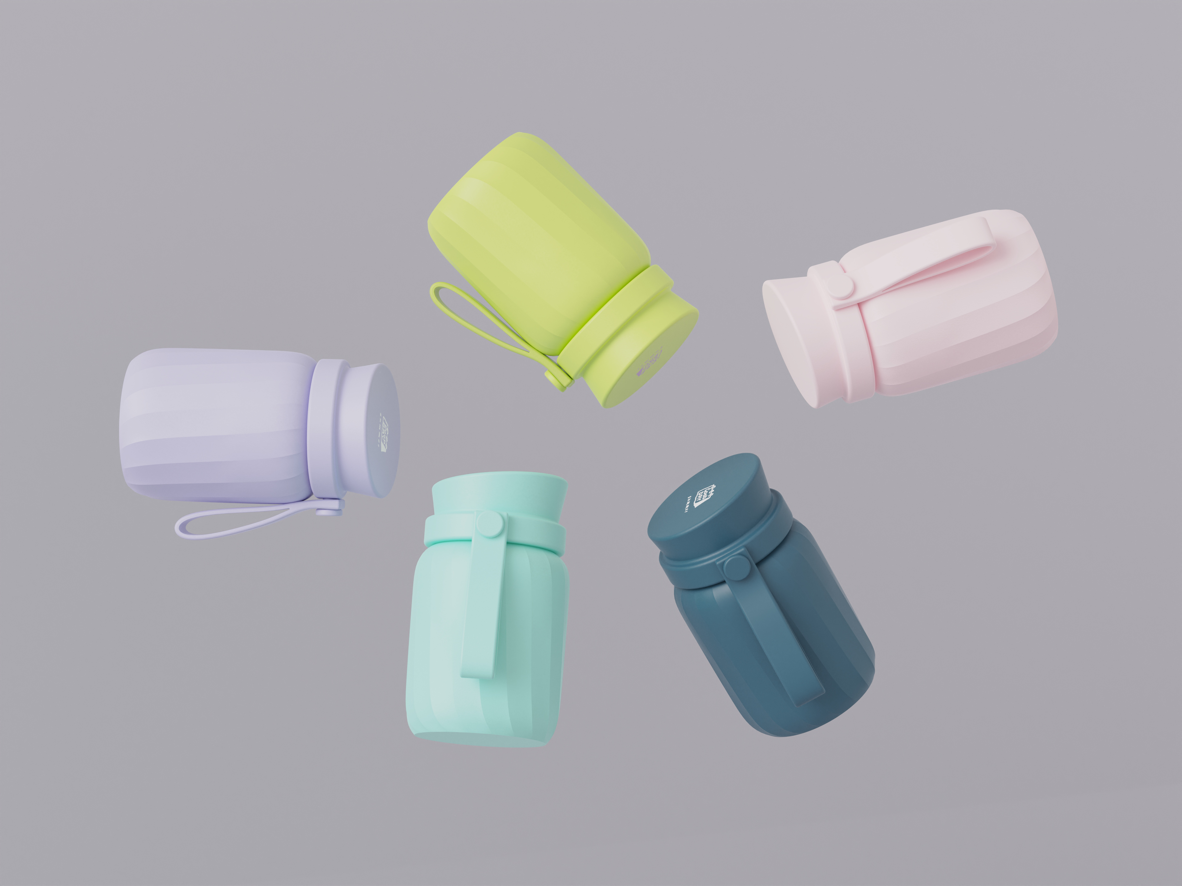 Portable，silica gel，Water cup，fold，Folding water cup，